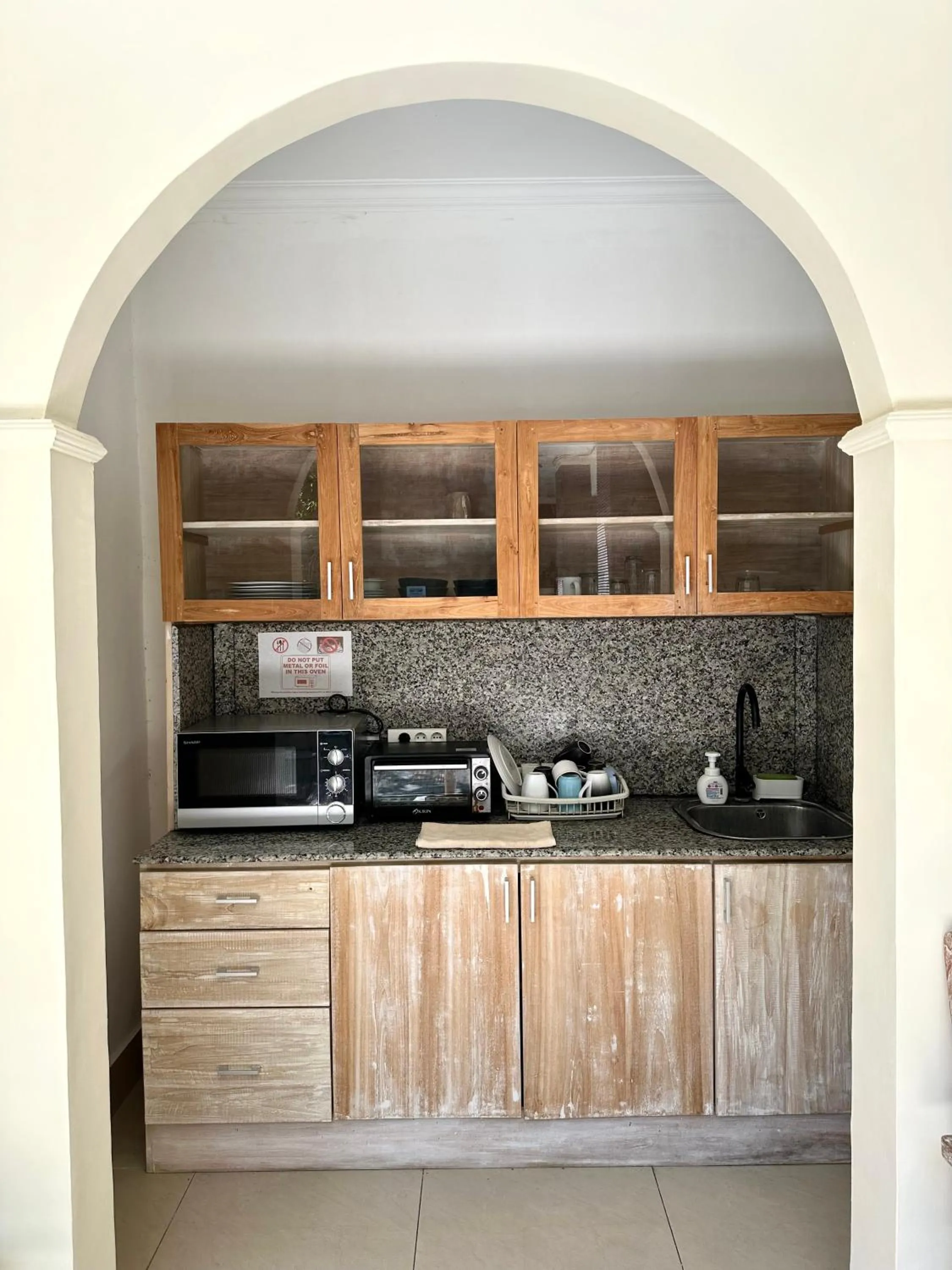 kitchen in Radha Bali Hotel