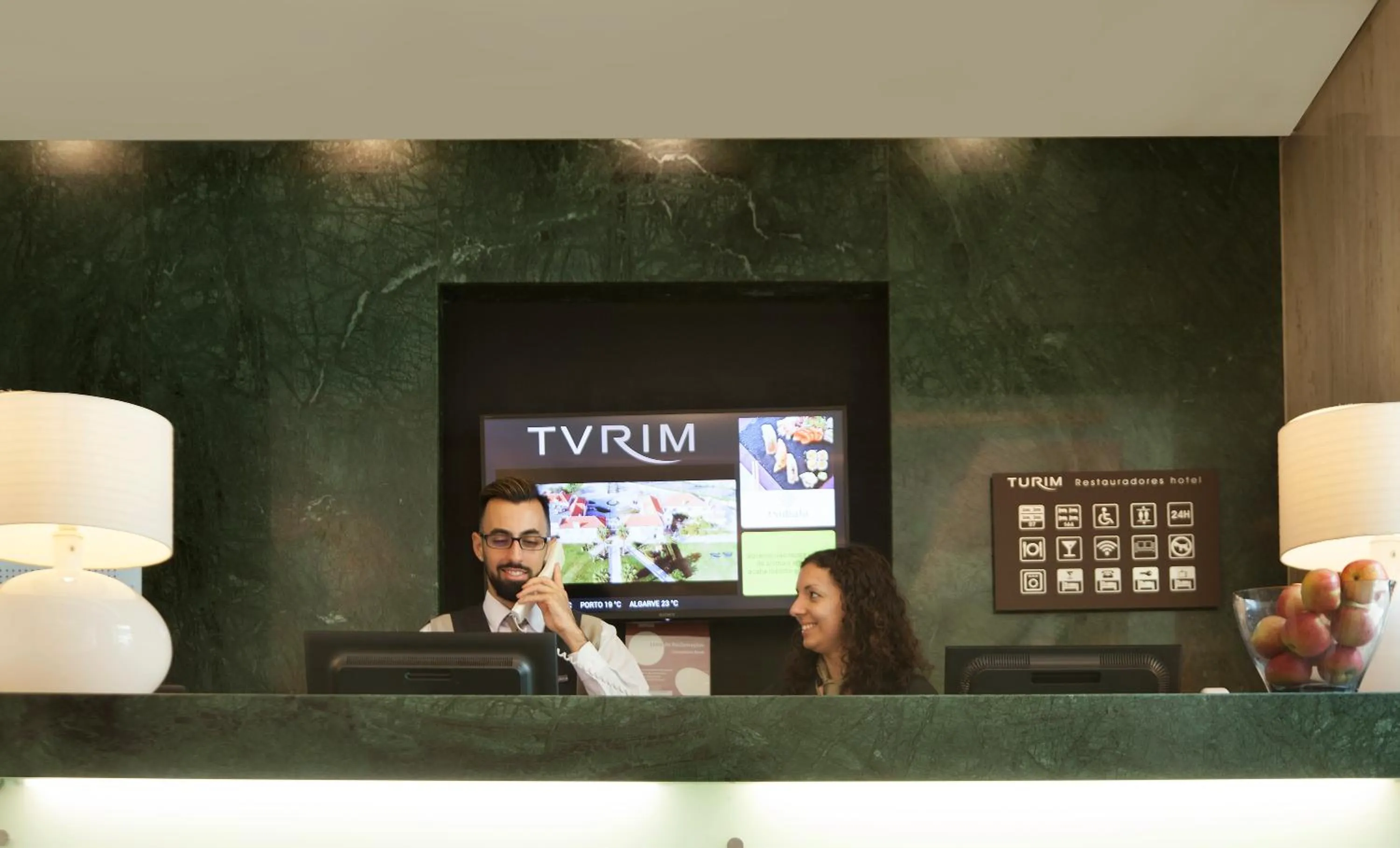 Lobby or reception in TURIM Restauradores Hotel