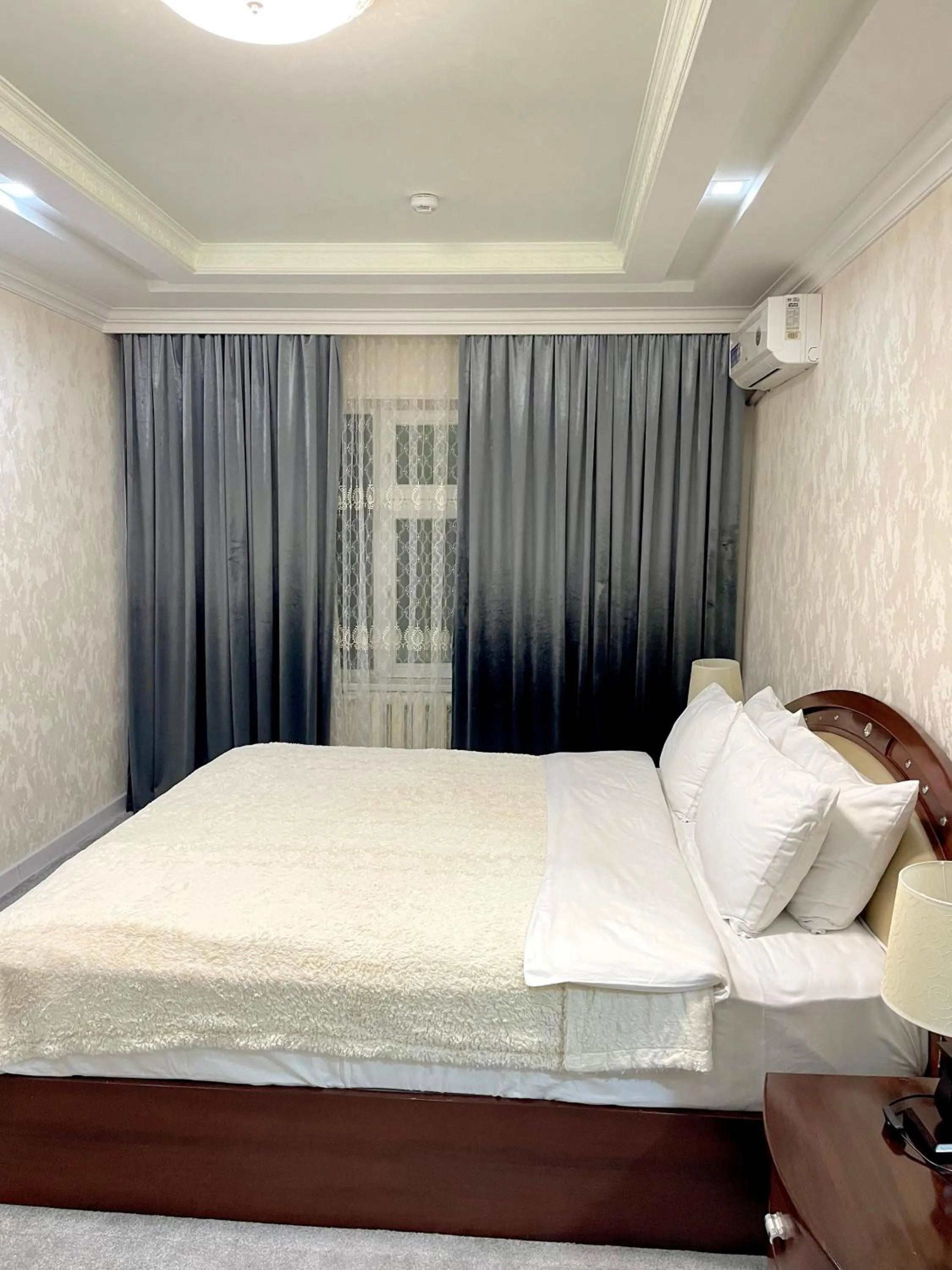 Bed in Asson Hotel Termez