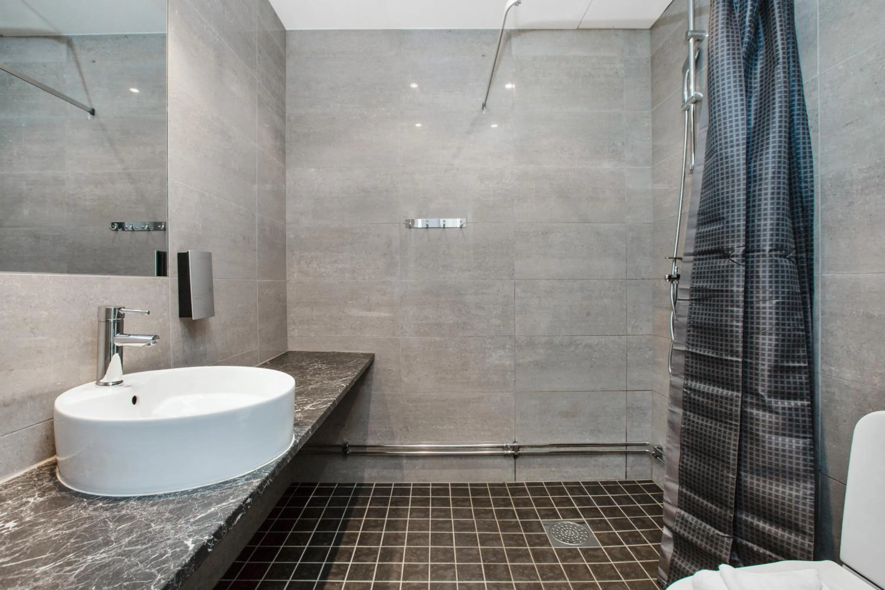 Bathroom in Ibis Styles Stockholm Odenplan