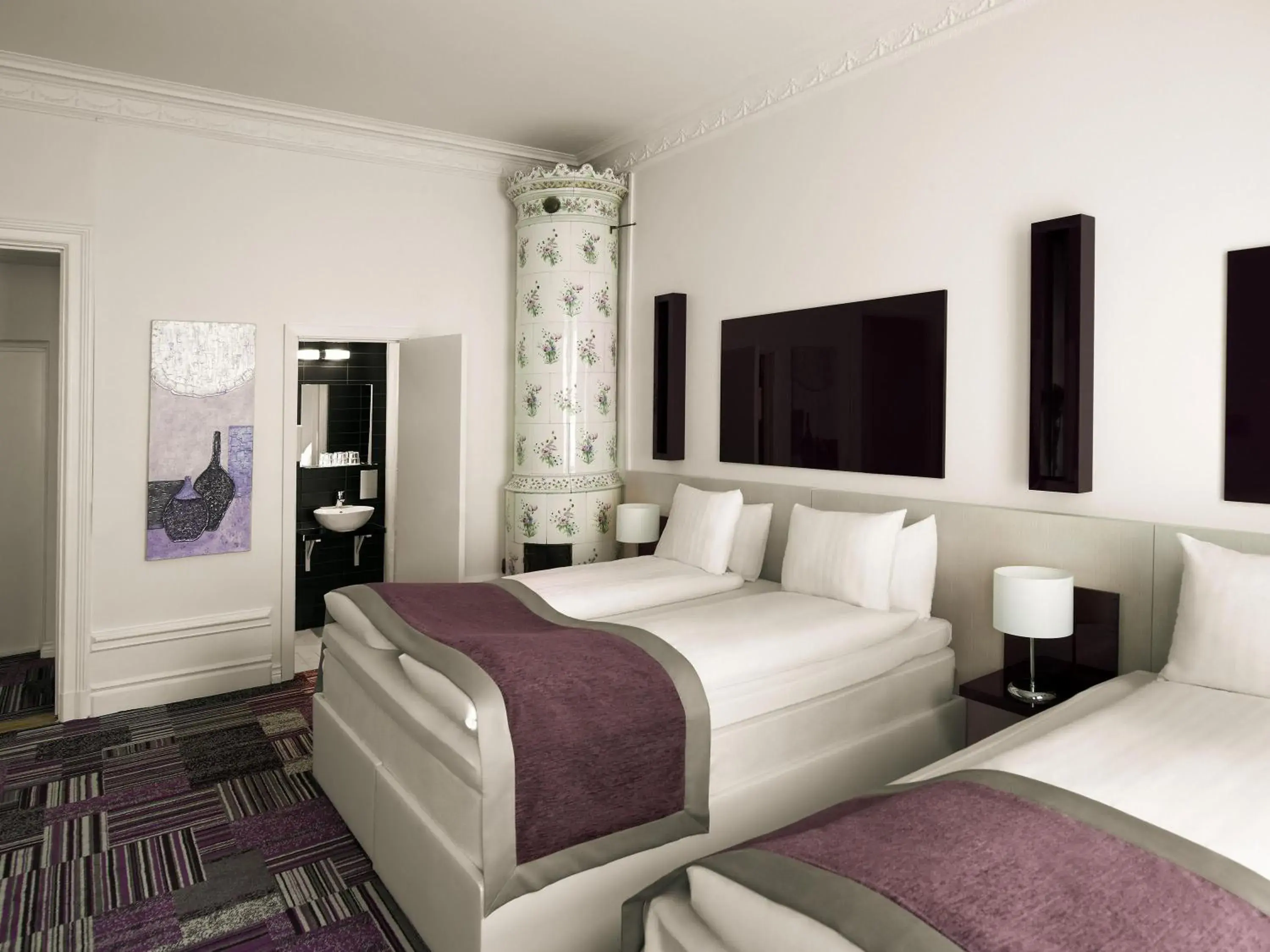 Bedroom, Bed in Ibis Styles Stockholm Odenplan Bedroom, Bed in Ibis Styles Stockholm Odenplan