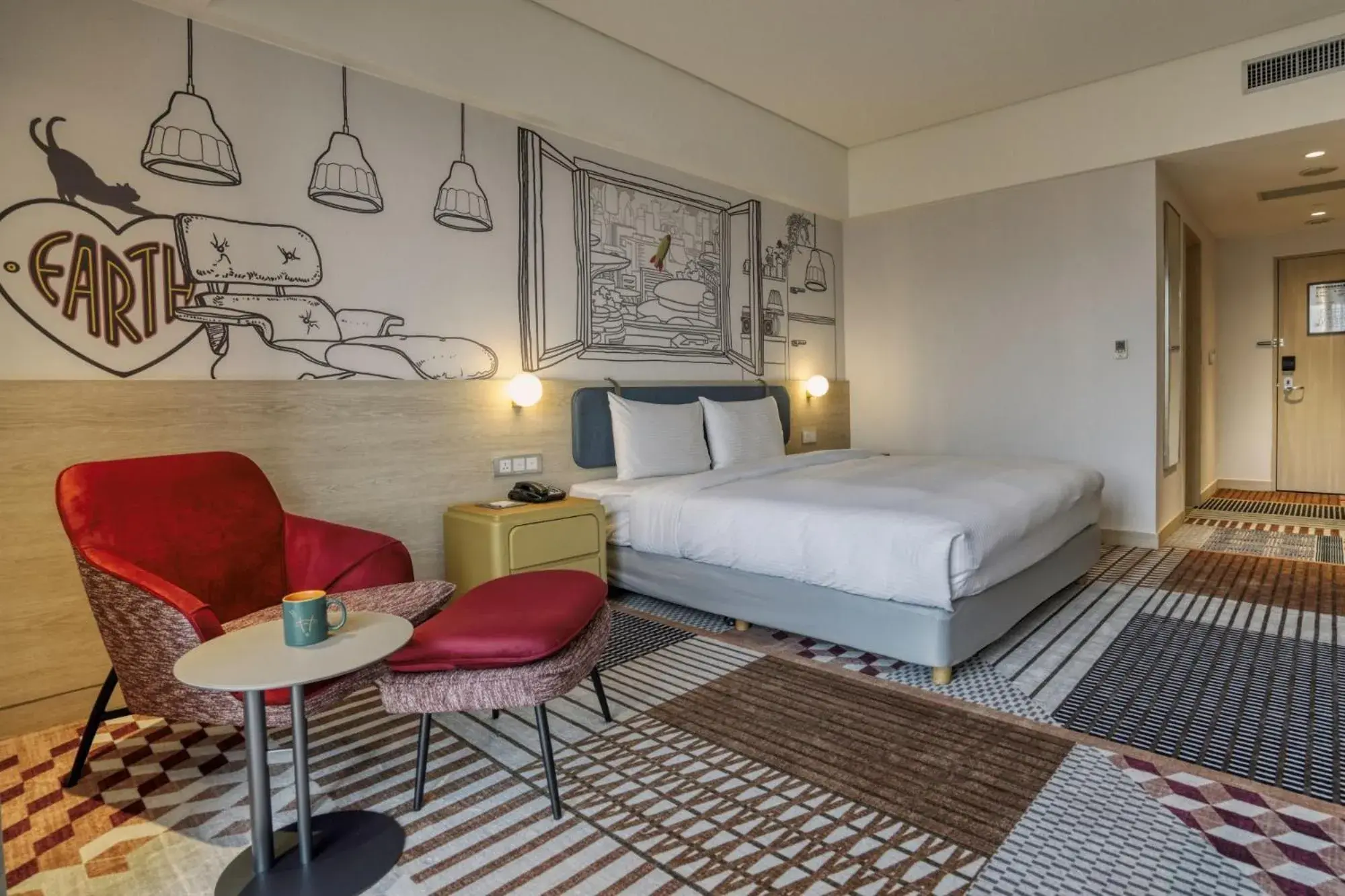 Photo of the whole room, Bed in Two Tails Hotel Luzhou Photo of the whole room, Bed in Two Tails Hotel Luzhou