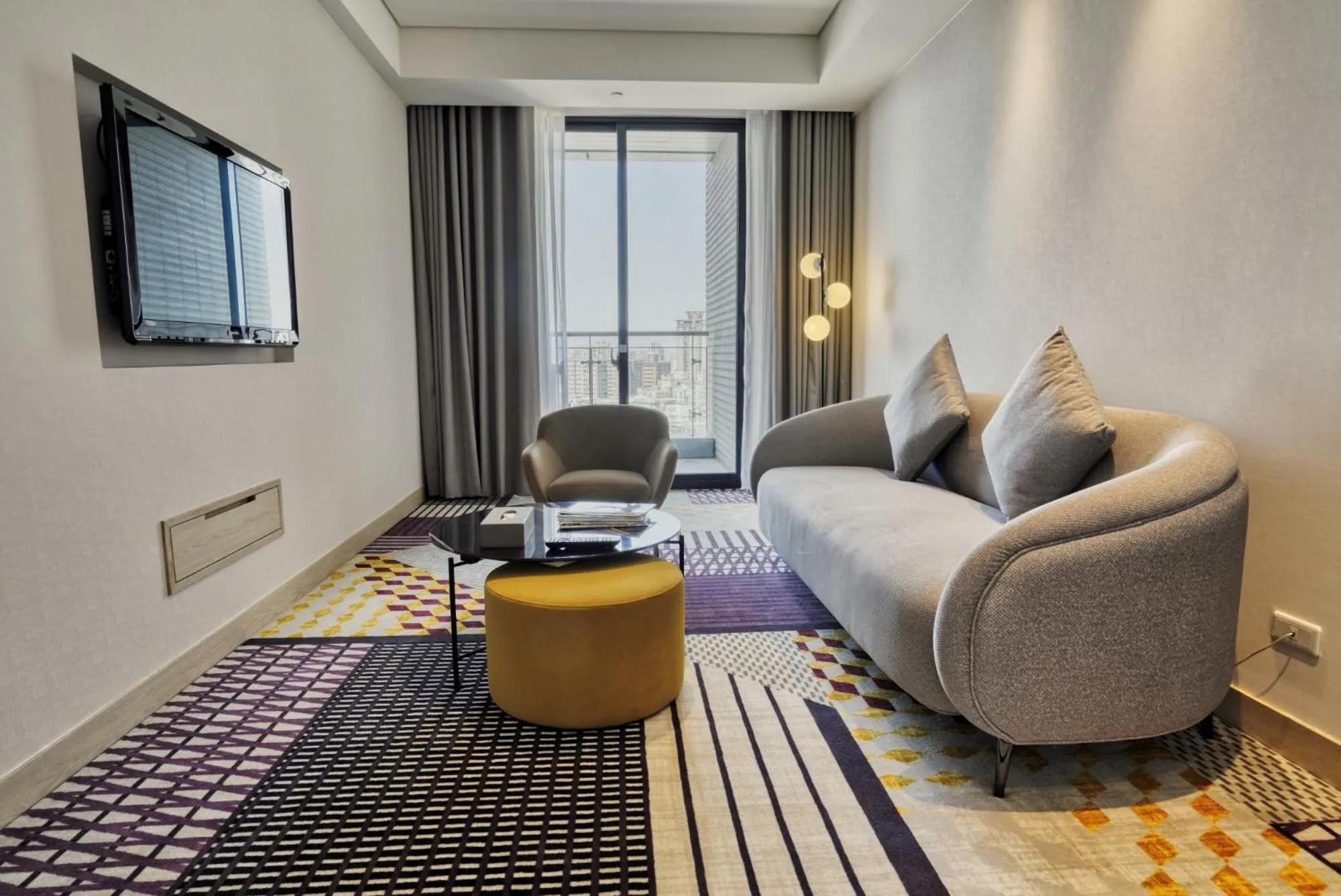 Living room in Two Tails Hotel Luzhou