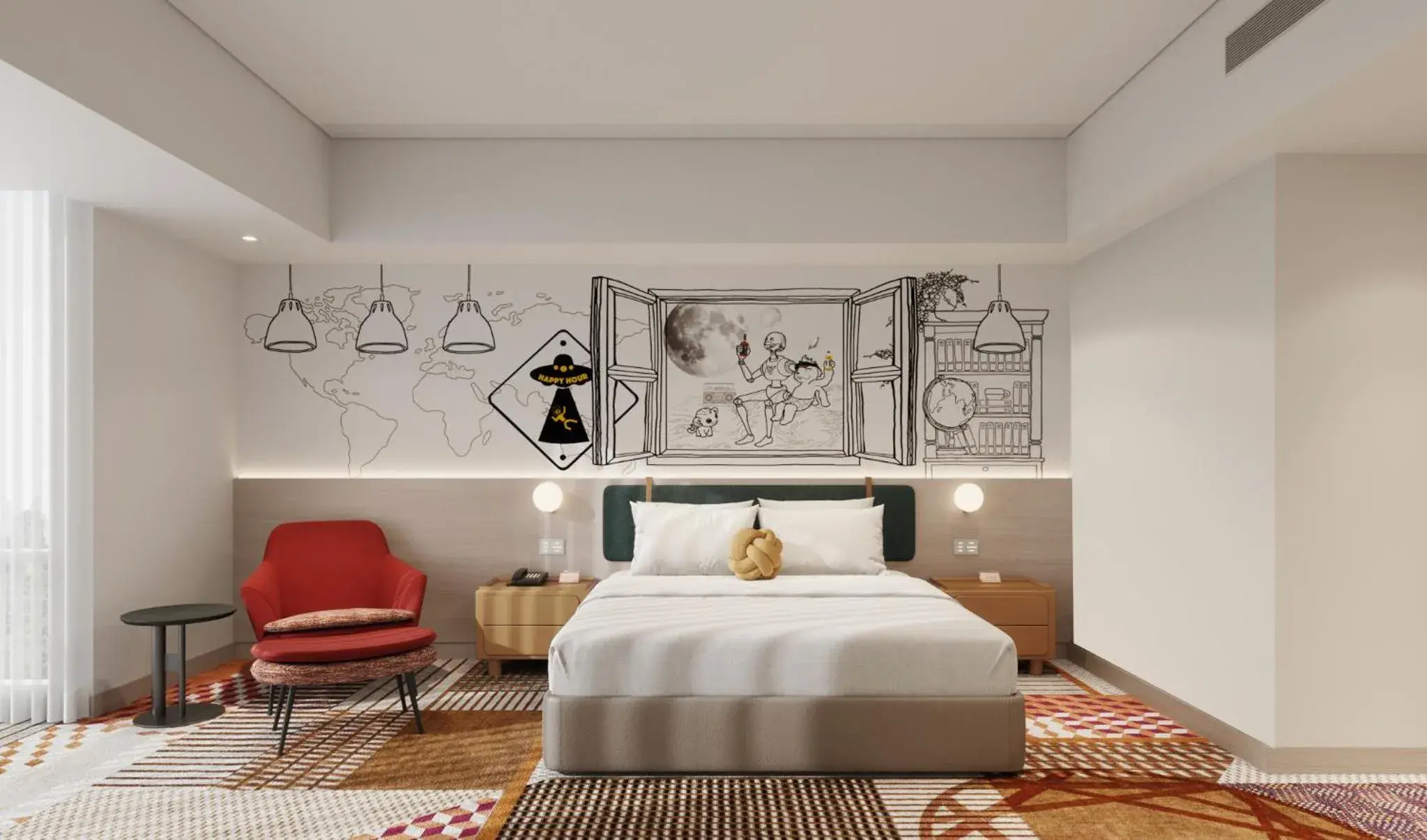 Photo of the whole room, Bed in Two Tails Hotel Luzhou Photo of the whole room, Bed in Two Tails Hotel Luzhou