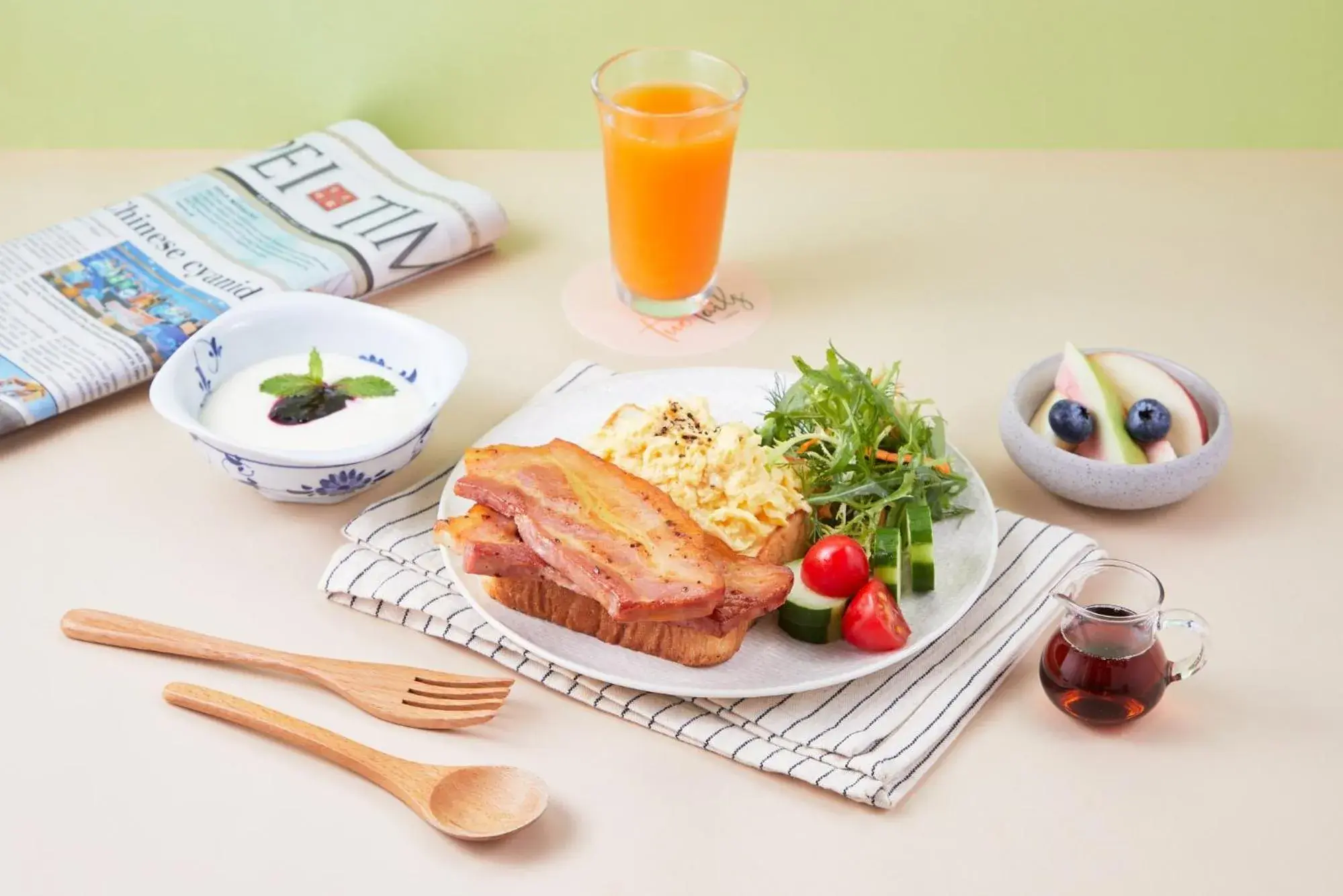 Breakfast in Two Tails Hotel Luzhou Breakfast in Two Tails Hotel Luzhou