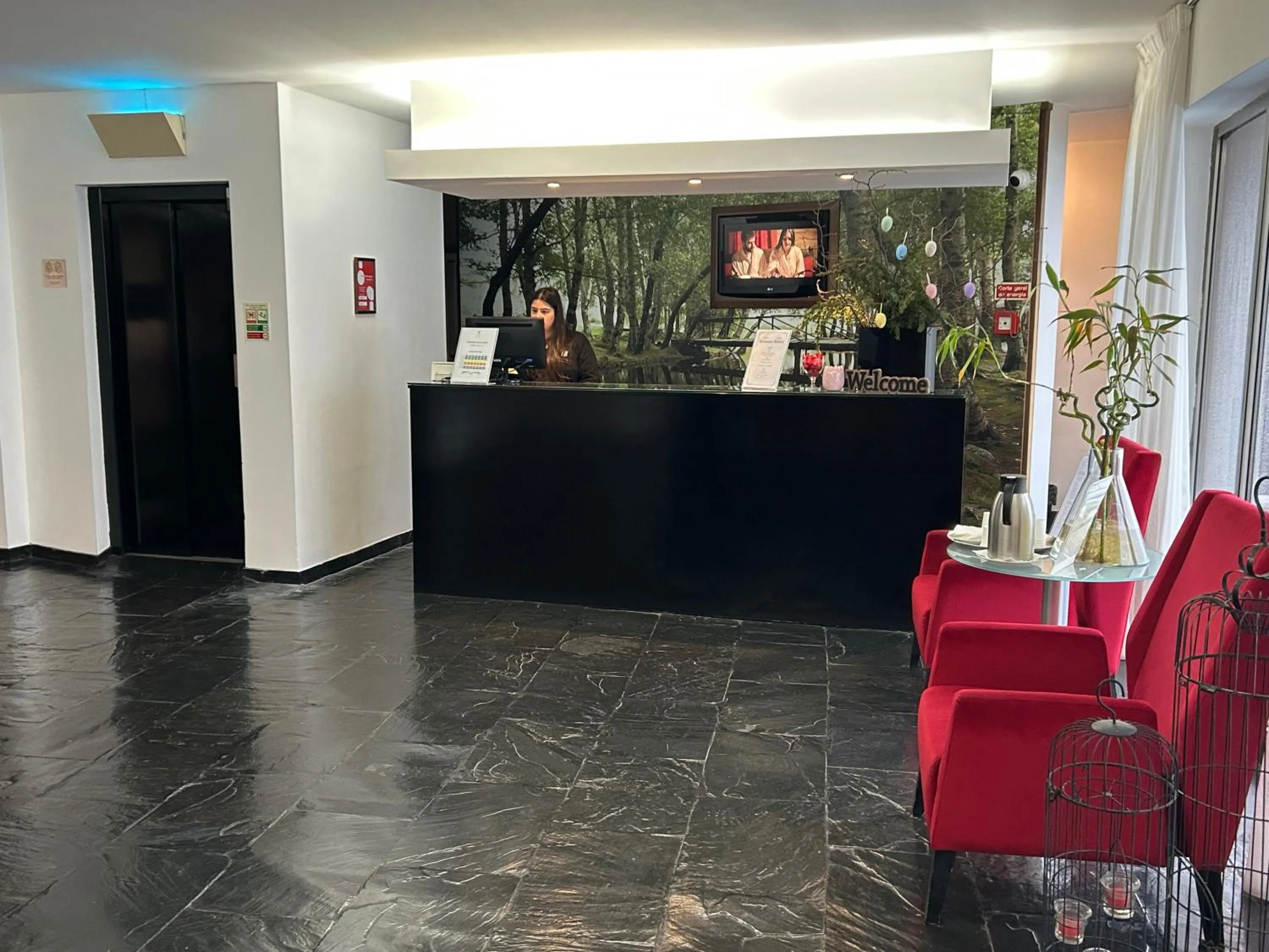 Lobby or reception in Luna Hotel dos Carqueijais - Serra da Estrela
