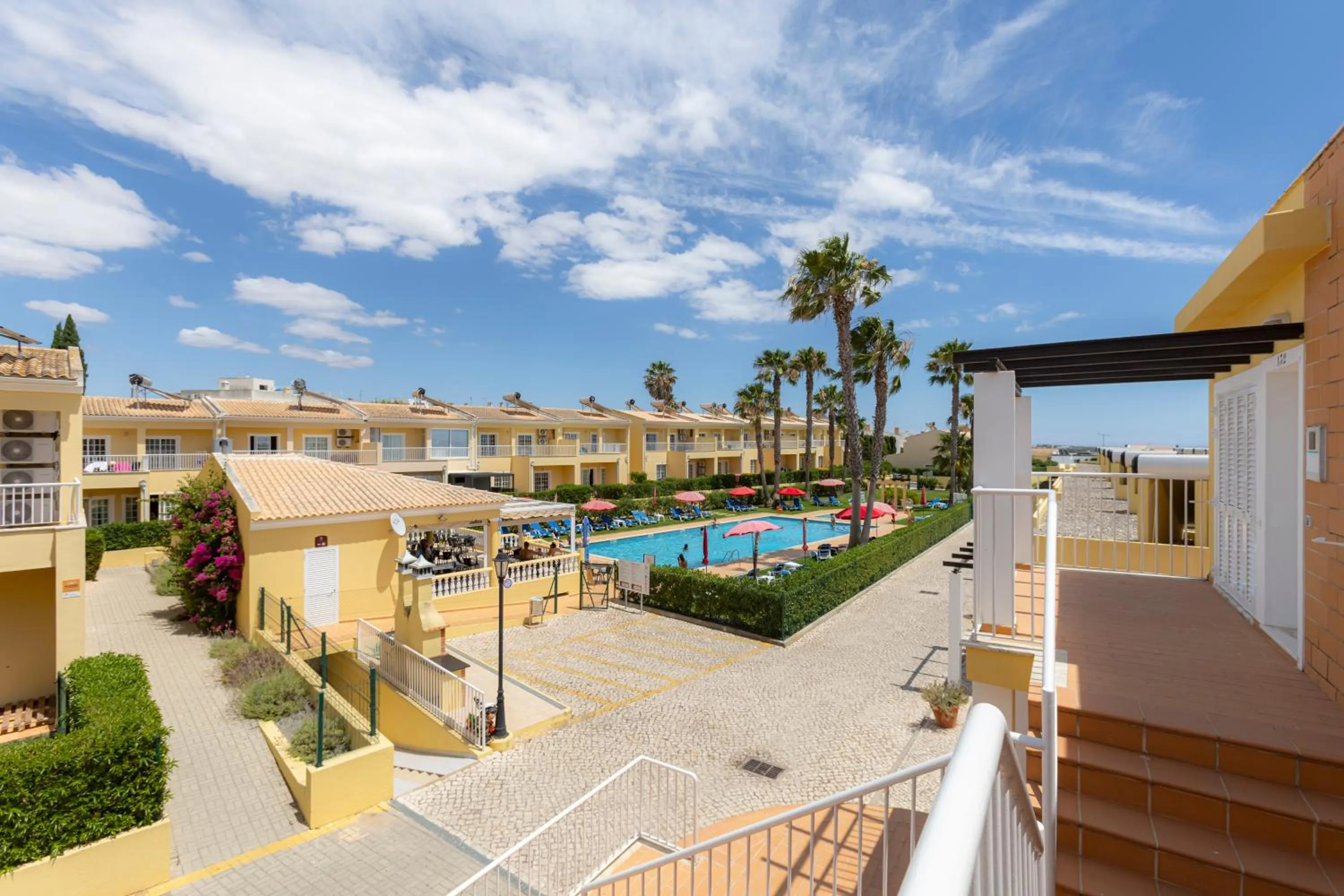 Pool view in Villas Barrocal