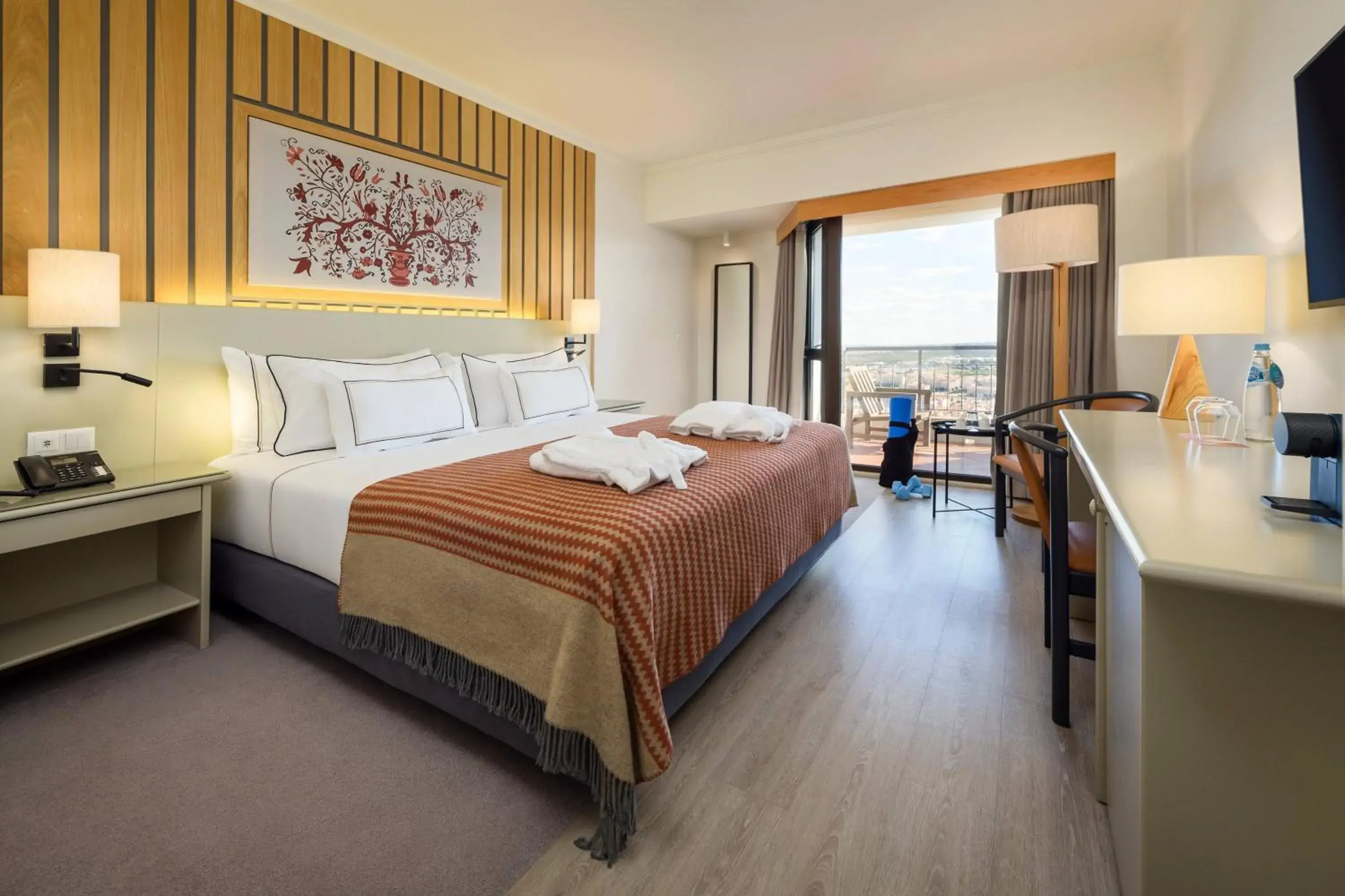 Bed in Meliá Castelo Branco Bed in Meliá Castelo Branco