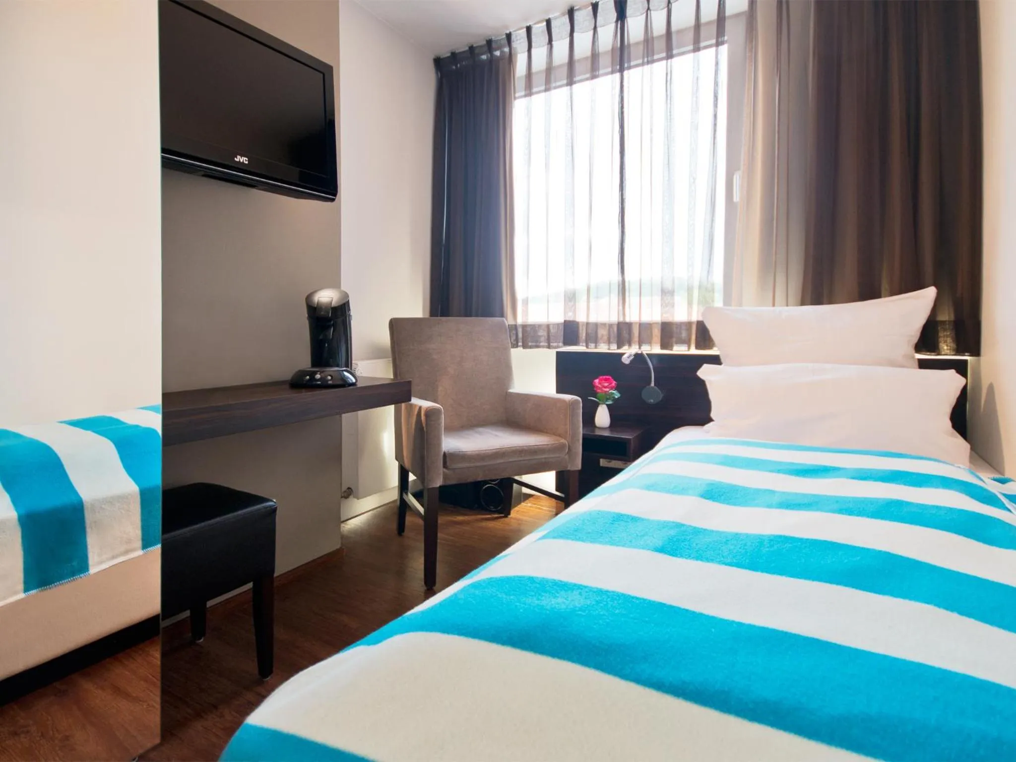 Photo of the whole room, Bed in Boardinghouse Bielefeld