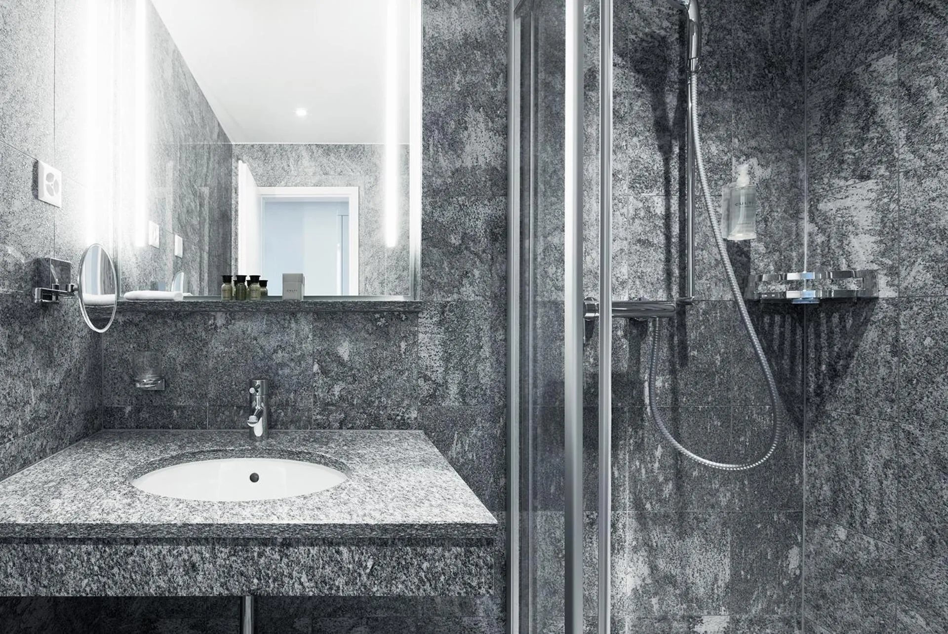 Shower in Hotel Uzwil