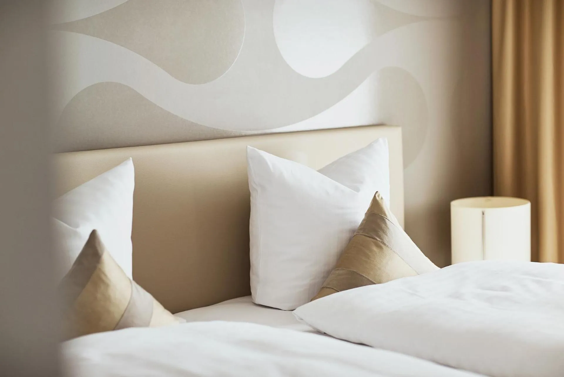 Decorative detail, Bed in Hotel Uzwil