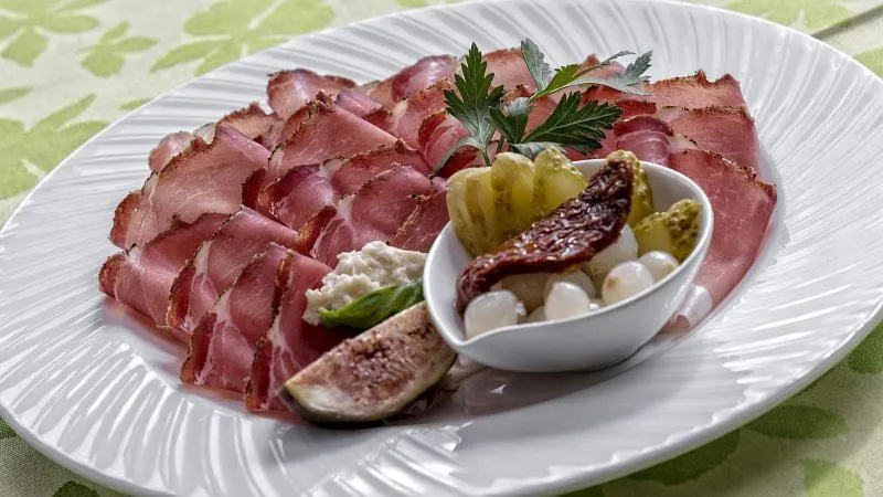 Food close-up in Hotel Moritz