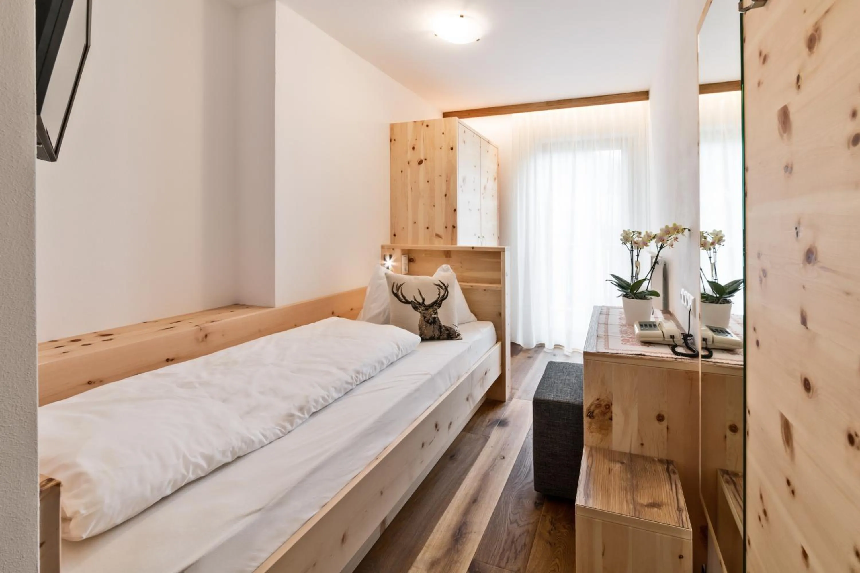 Bed in Hotel Moritz