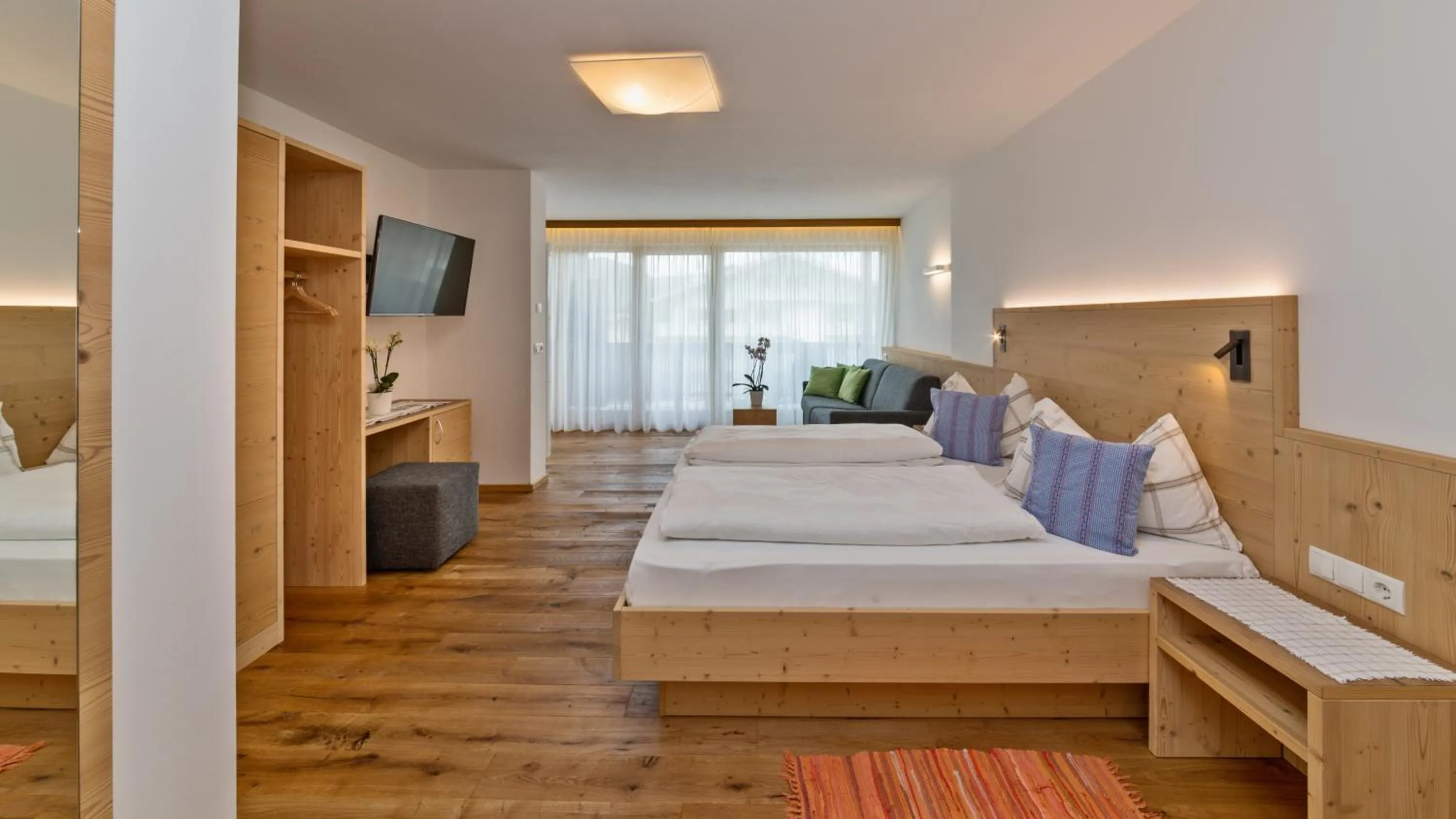 Bed in Hotel Moritz