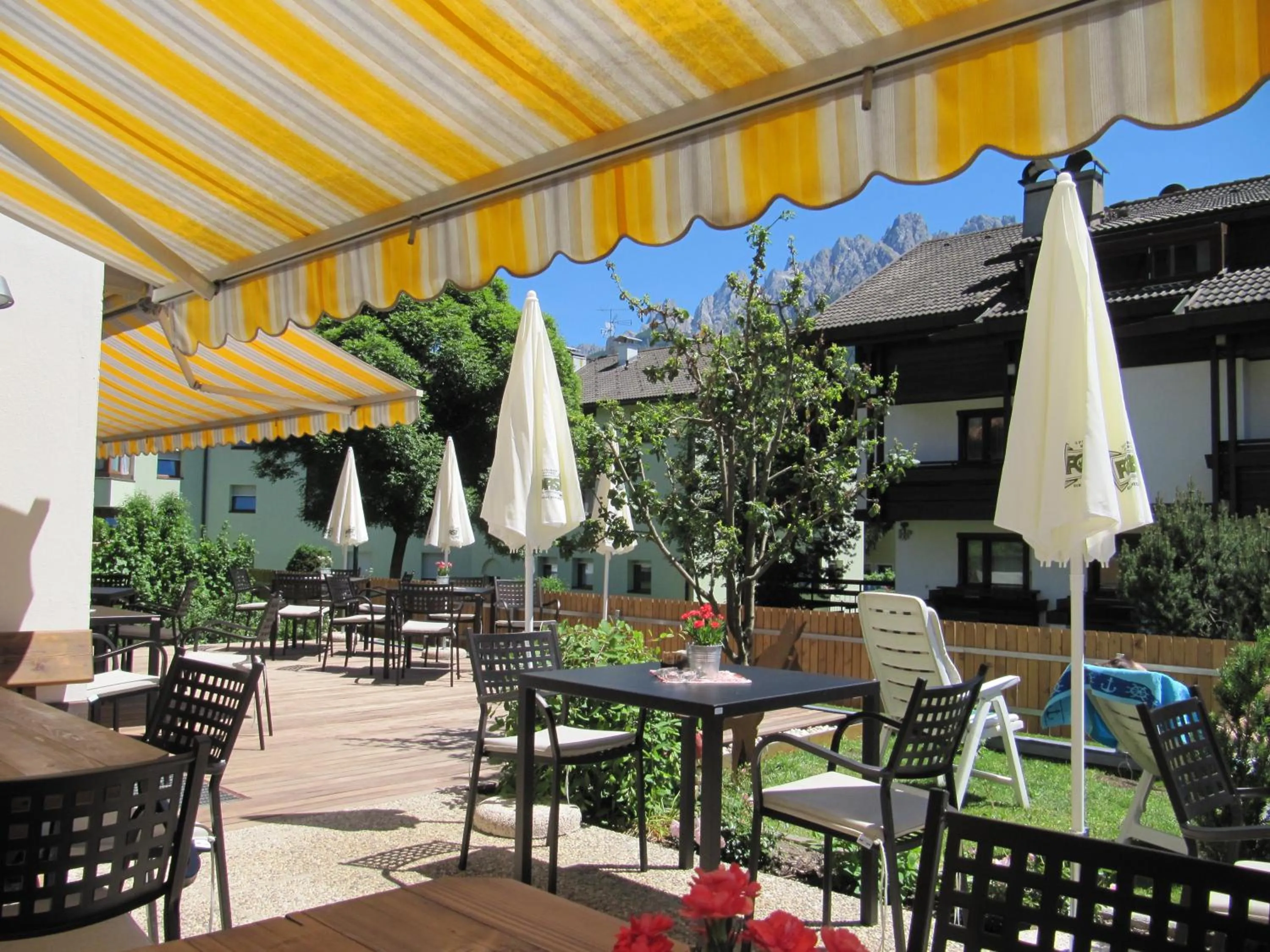 Garden in Hotel Moritz