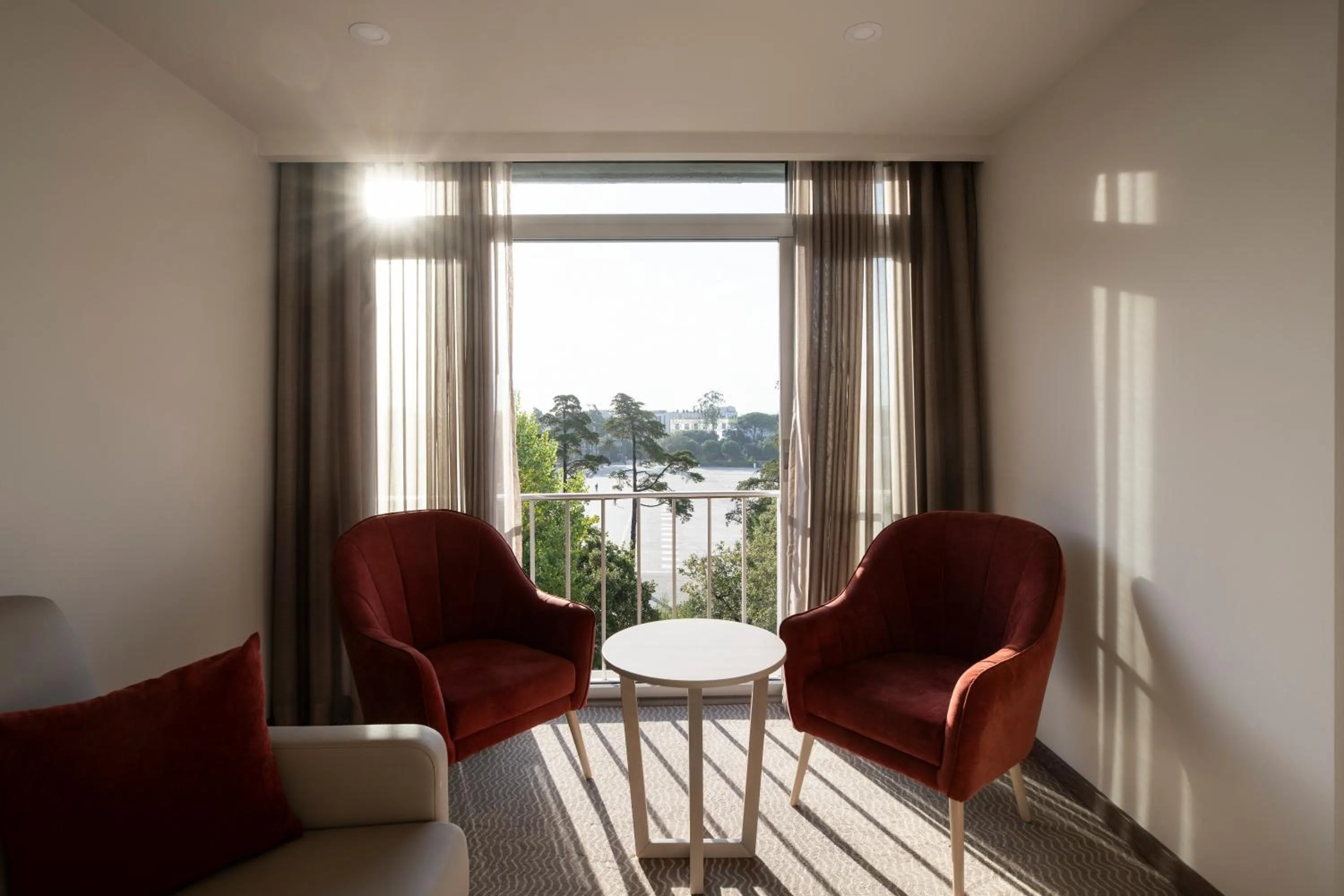 Living room in Hotel Fatima Center