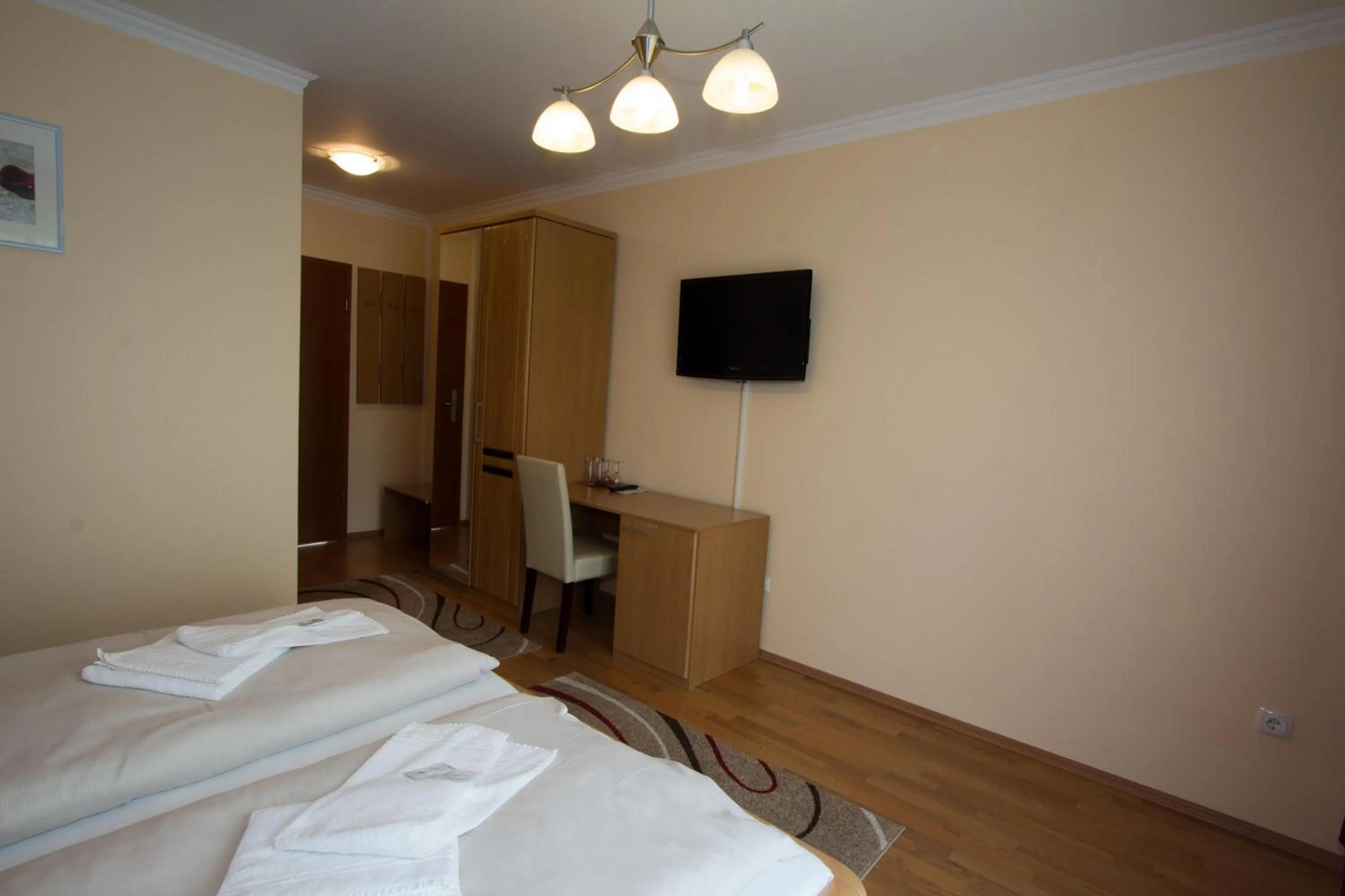 Decorative detail, Bed in Hotel Rhein-Mosel-View