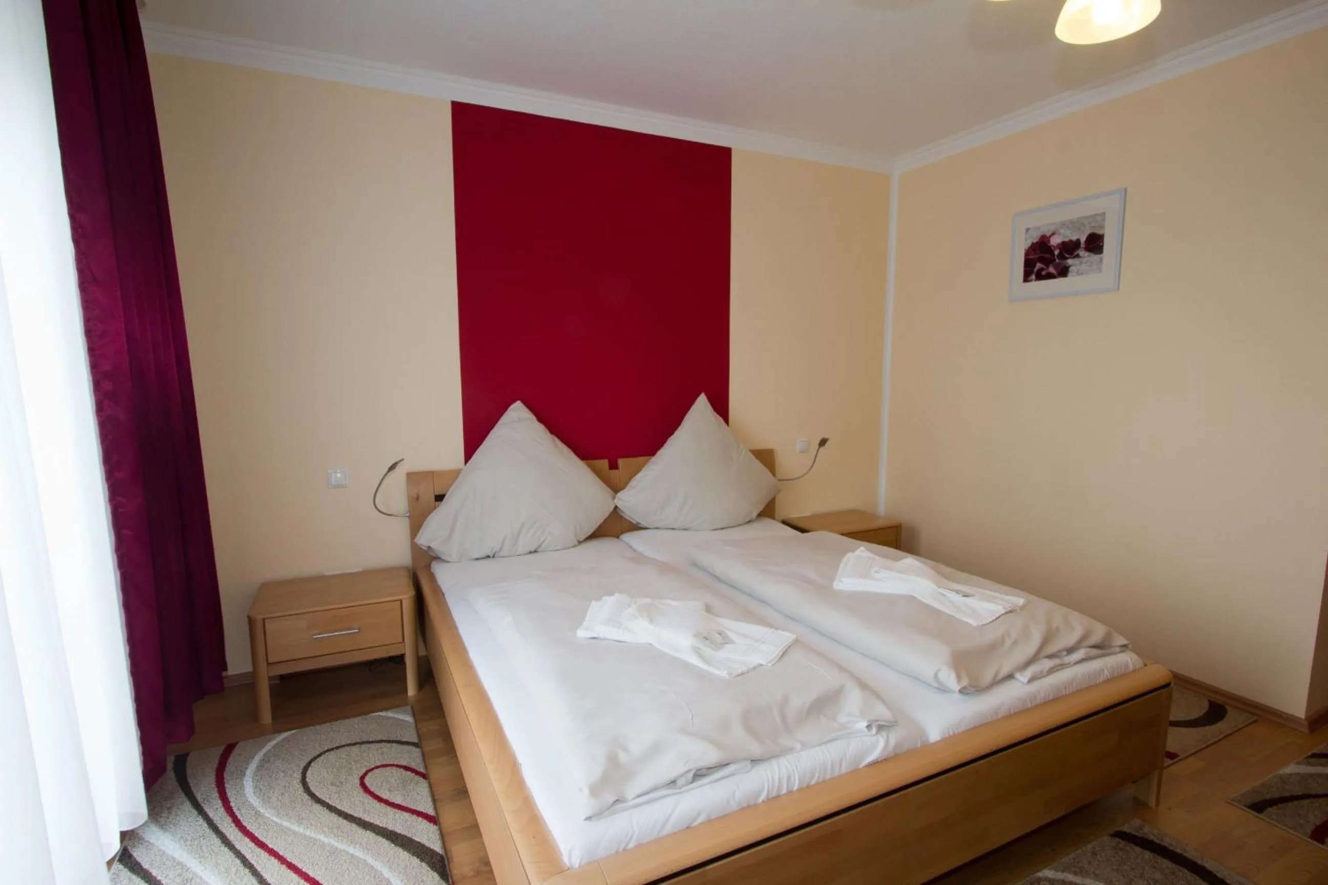 Photo of the whole room, Bed in Hotel Rhein-Mosel-View