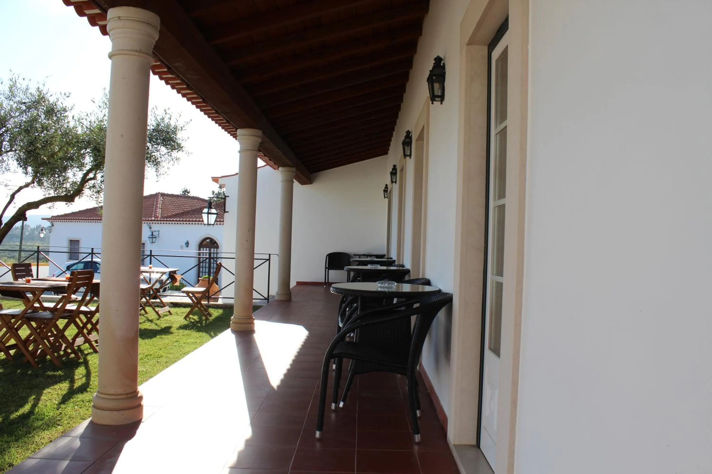 Balcony/Terrace in Casa de Campo Sao Rafael - Turismo Rural