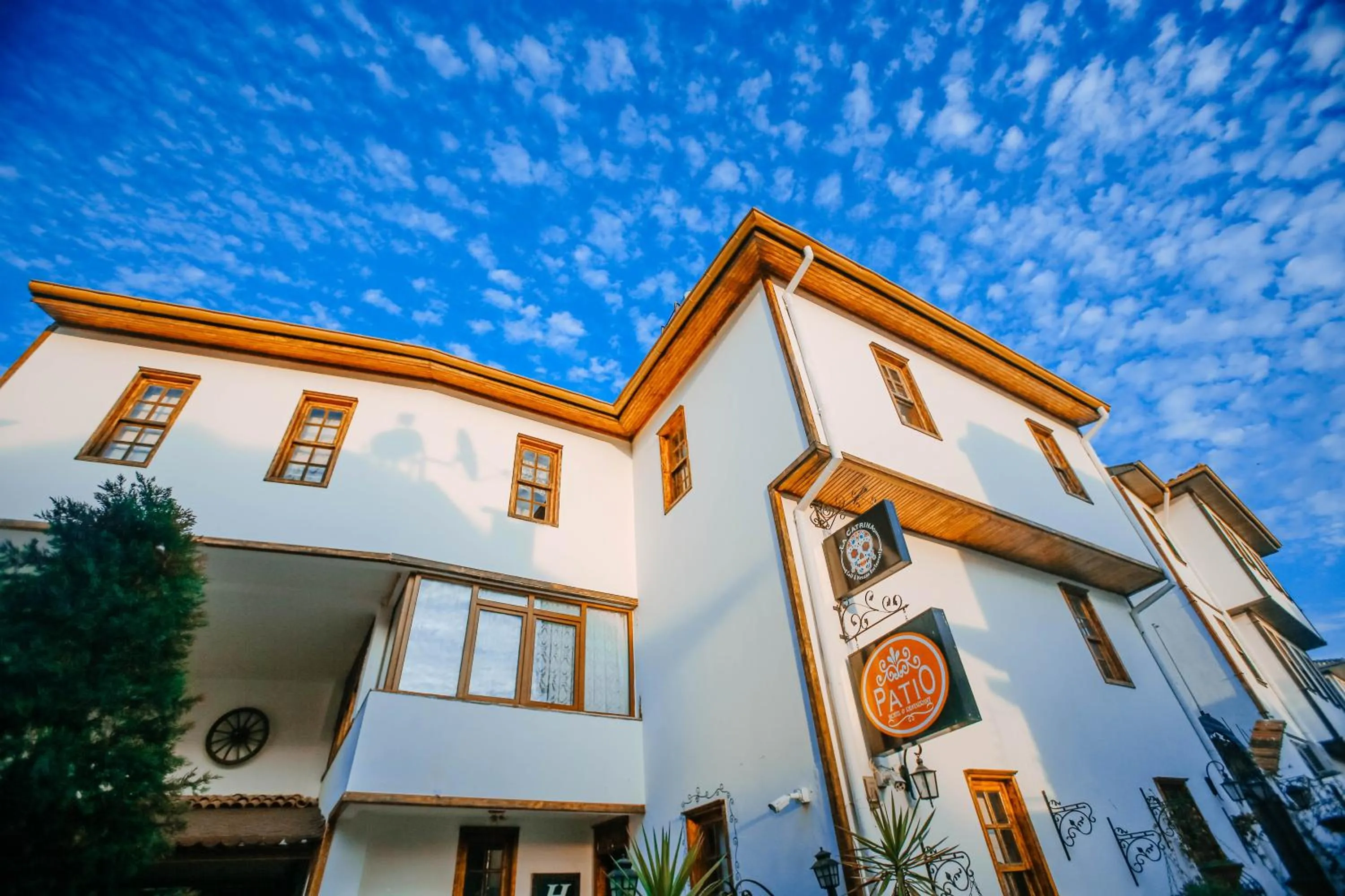 Facade/entrance in Patio Hotel