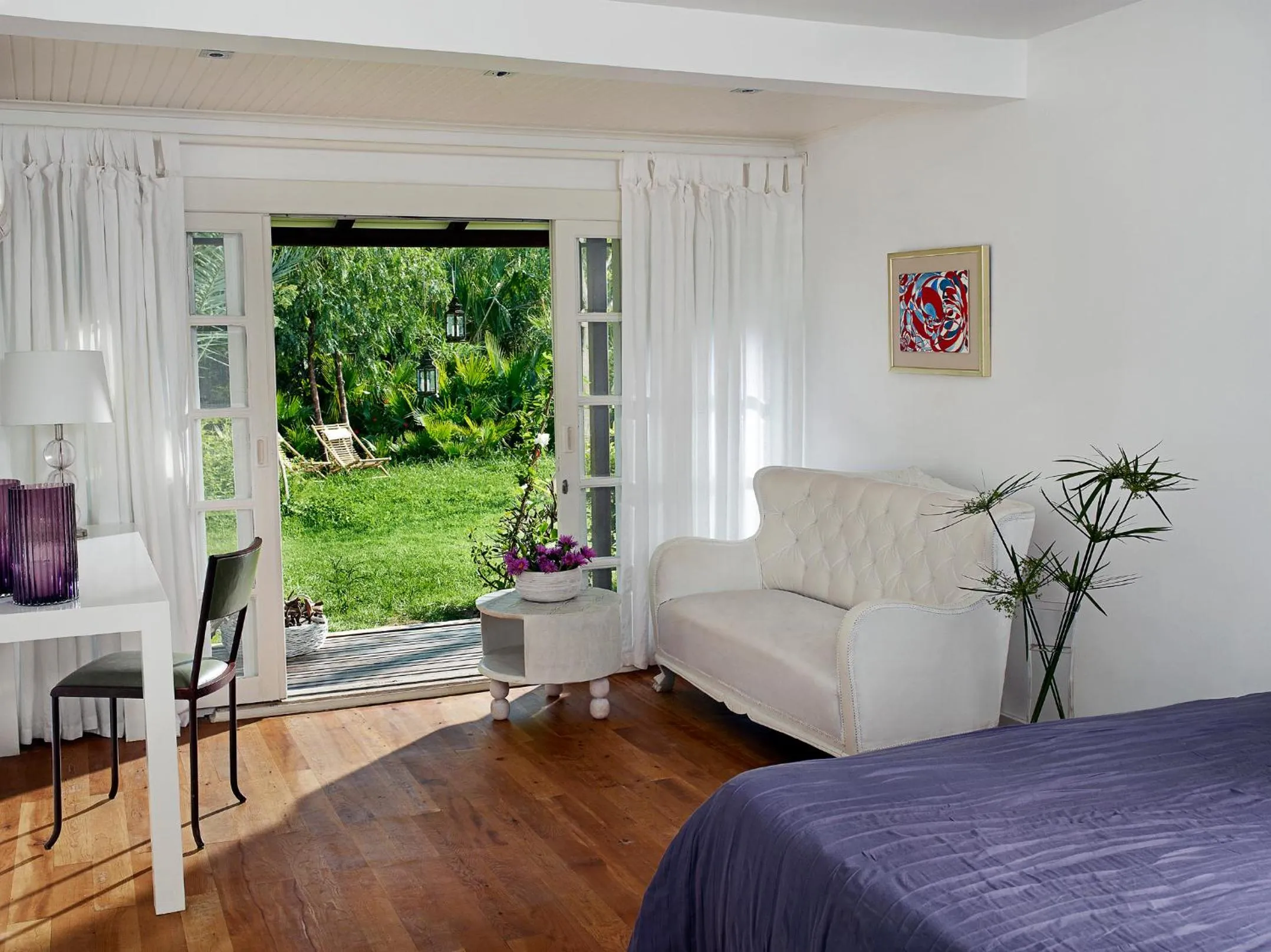 Patio, Bed in Olympos Lodge