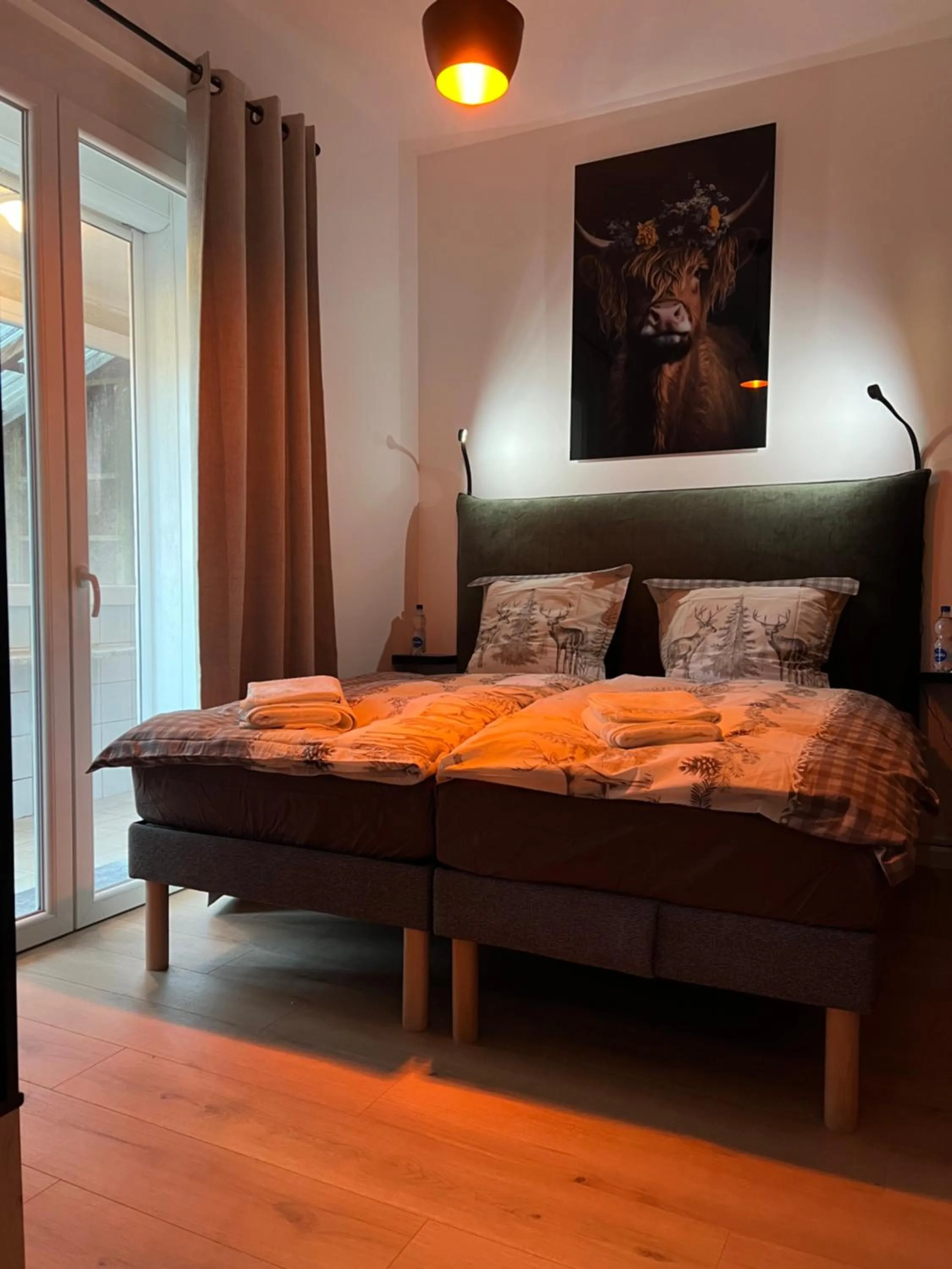 Bed in Hôtel Restaurant l'Aubergade