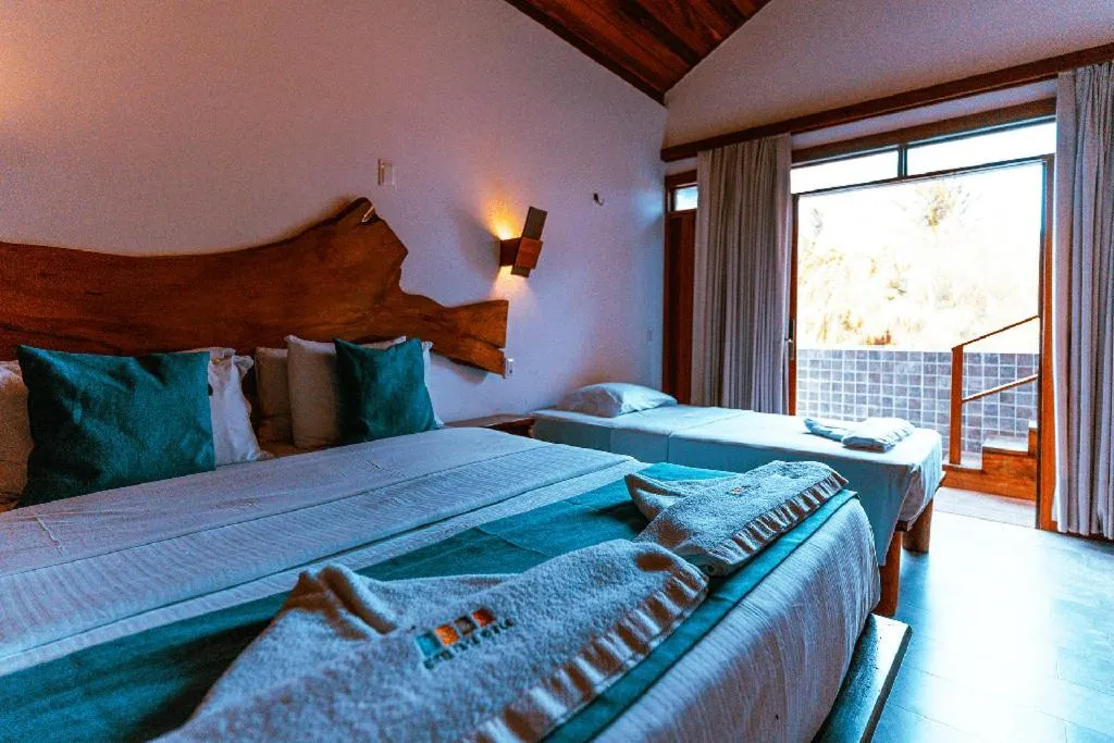 Bed in Hotel Casa do Mar