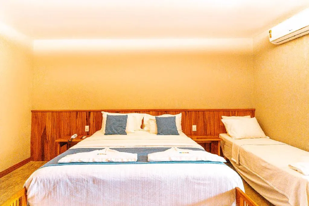 Bed in Hotel Casa do Mar