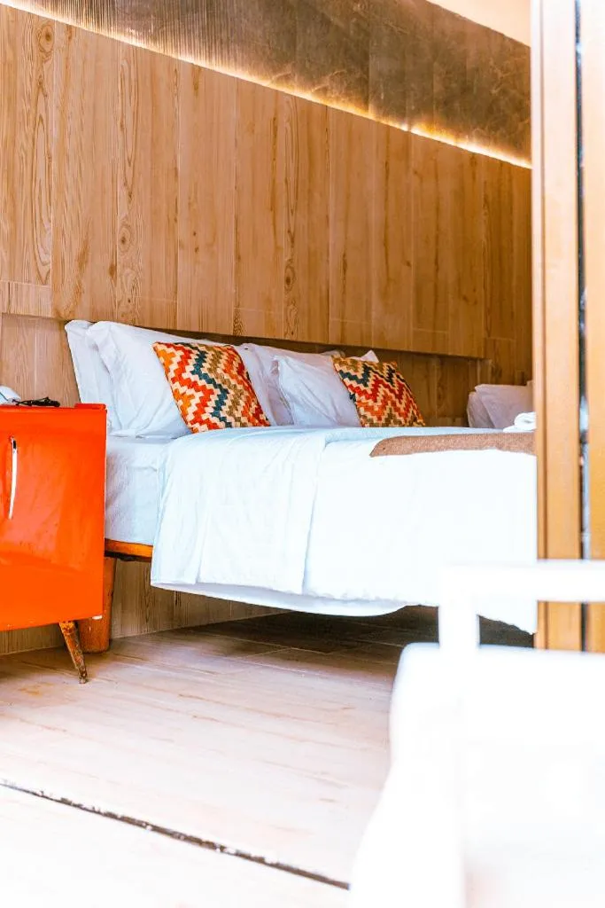 Bed in Hotel Casa do Mar