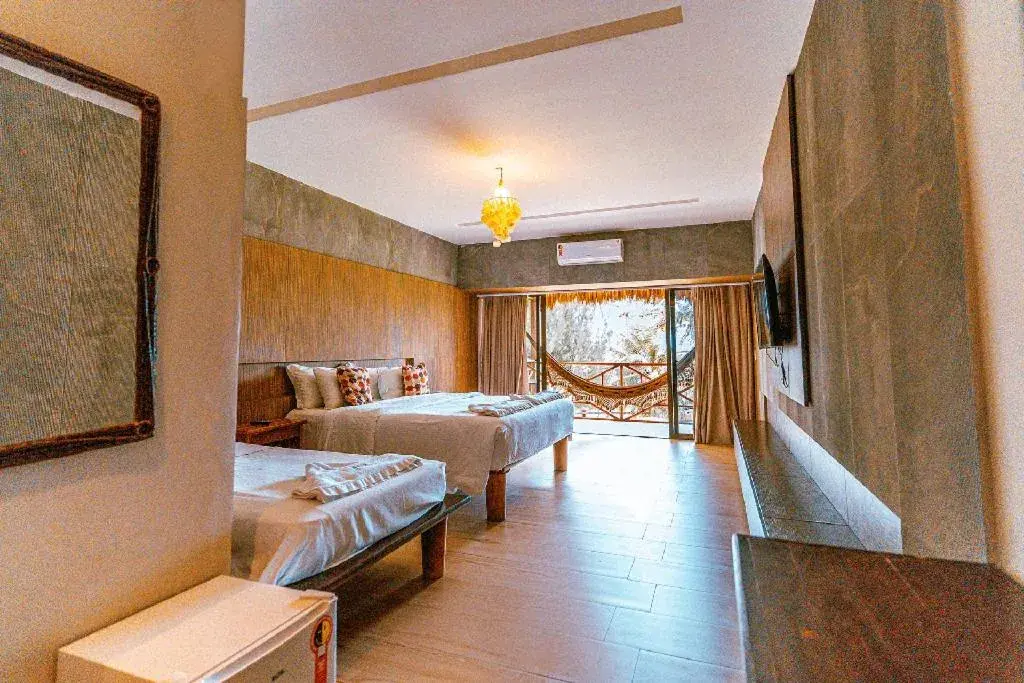 Bed in Hotel Casa do Mar Bed in Hotel Casa do Mar