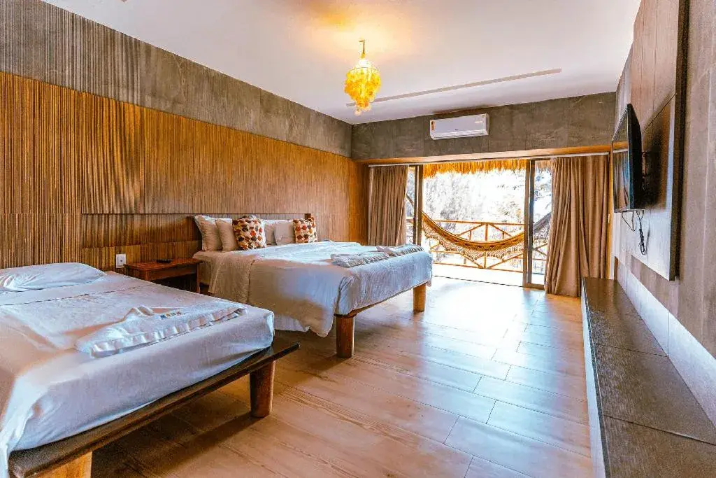 Bed in Hotel Casa do Mar Bed in Hotel Casa do Mar