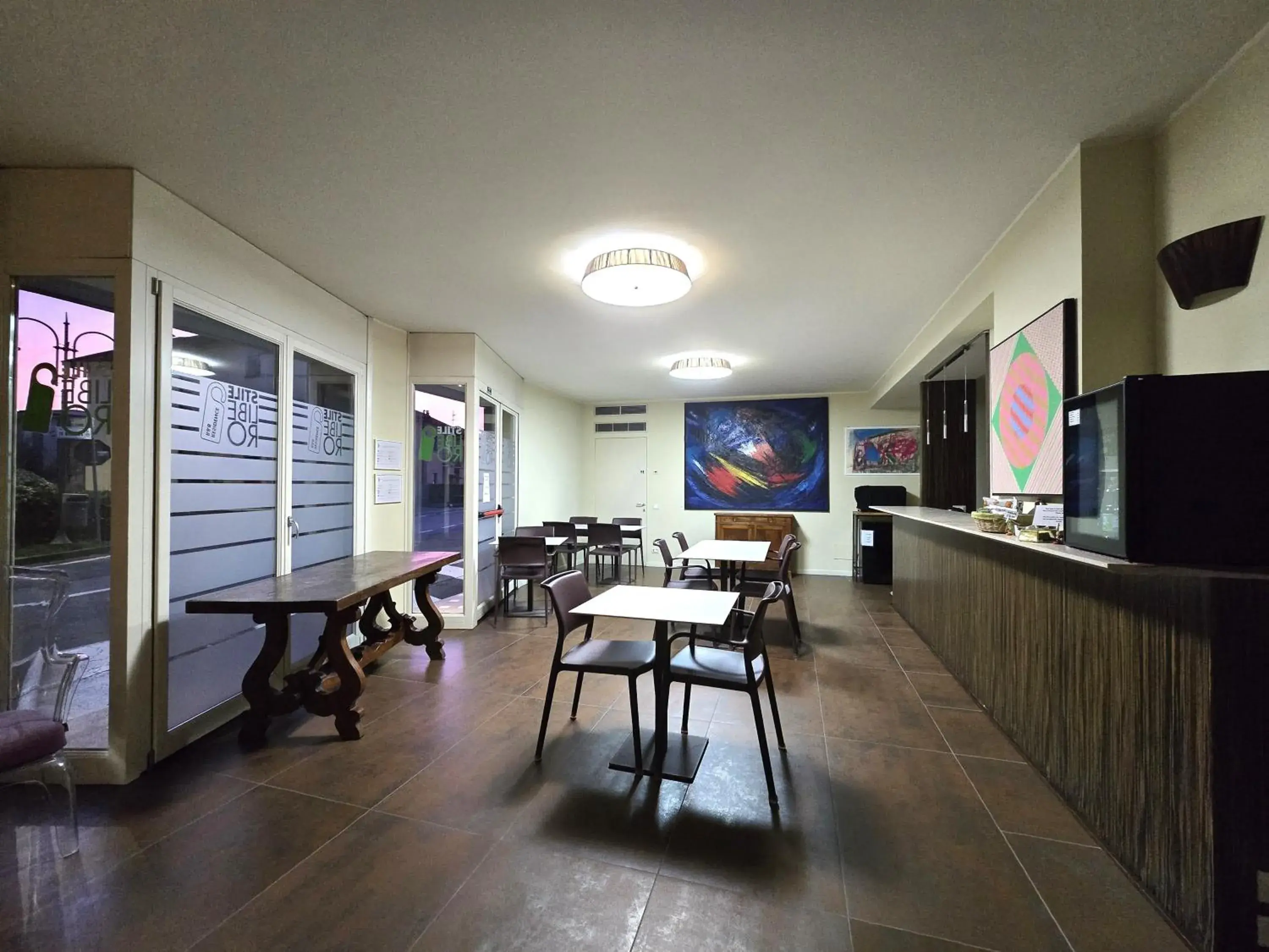 Lobby or reception in Stile Libero Lobby or reception in Stile Libero