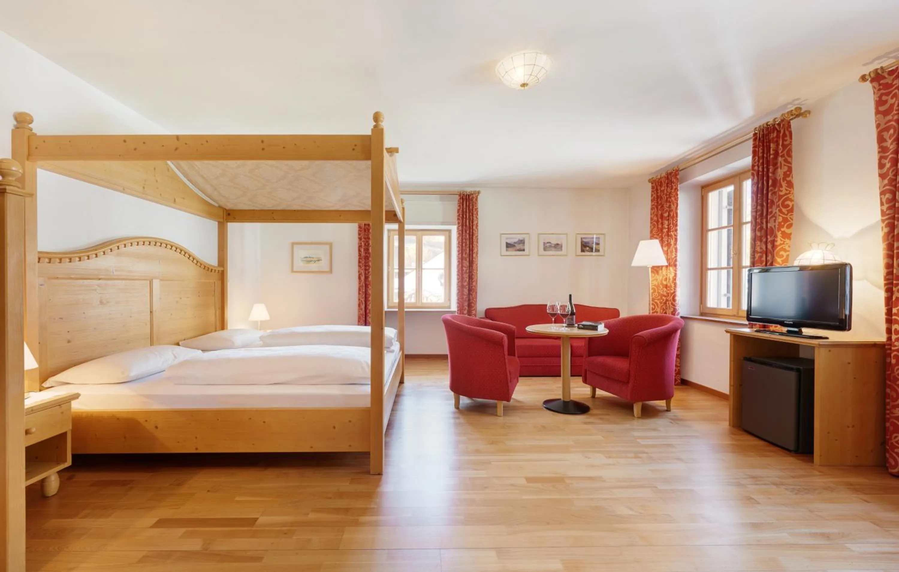 Bedroom in Parkhotel Post