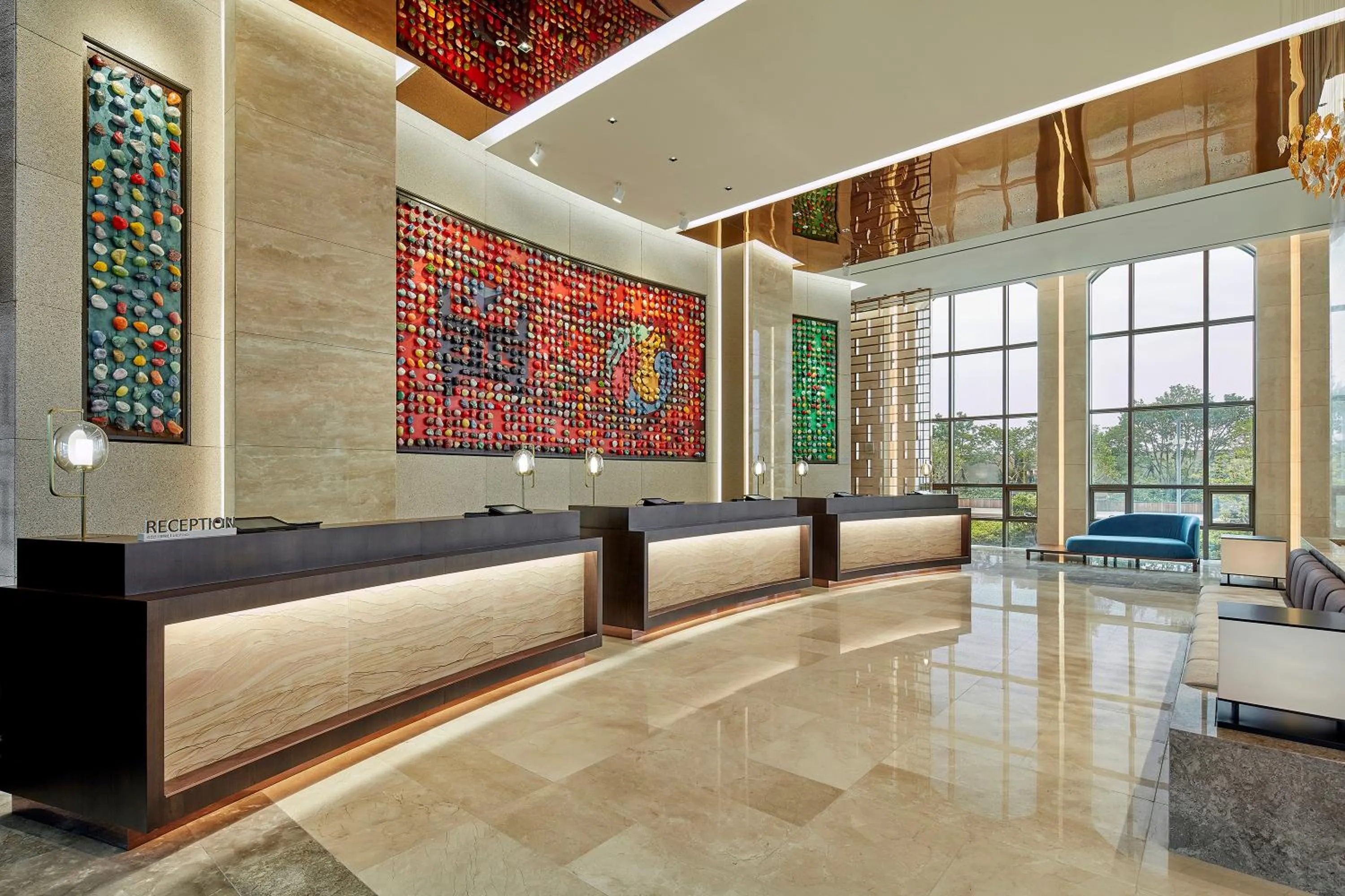 Lobby or reception in Shinhwa Jeju Shinhwa World Hotels