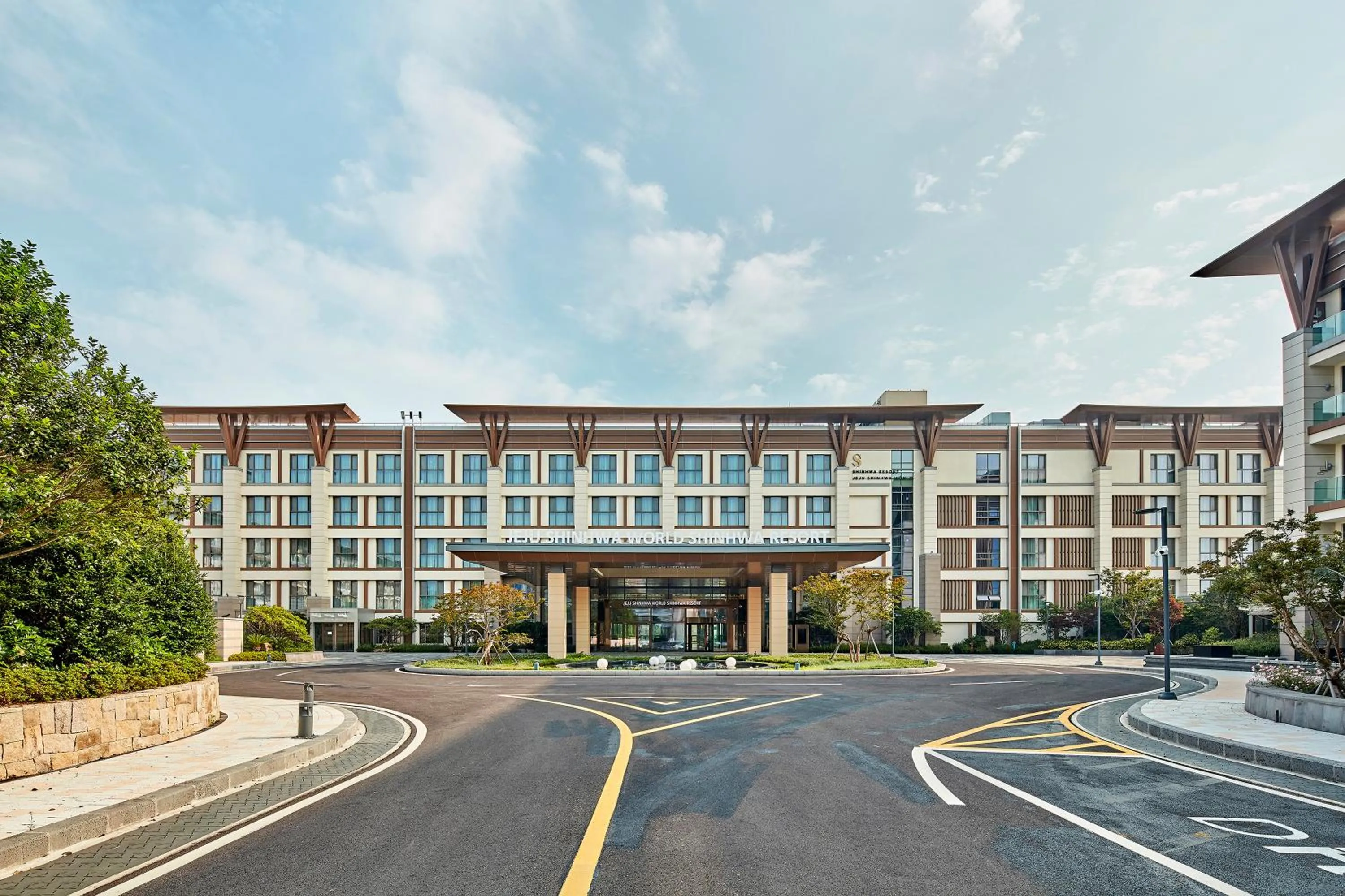 Property building in Shinhwa Jeju Shinhwa World Hotels