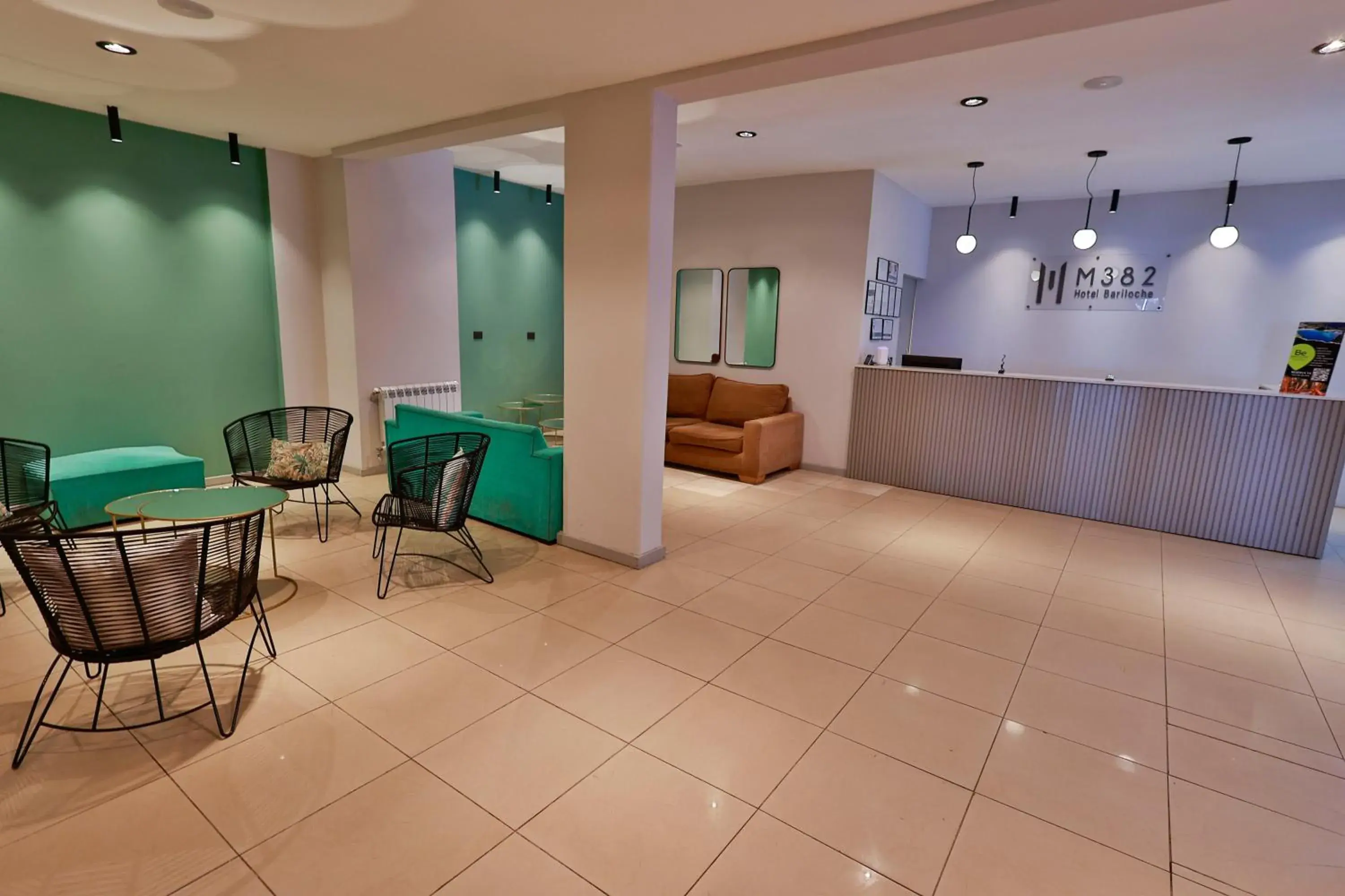 Lobby or reception in M382 Hotel Bariloche Lobby or reception in M382 Hotel Bariloche