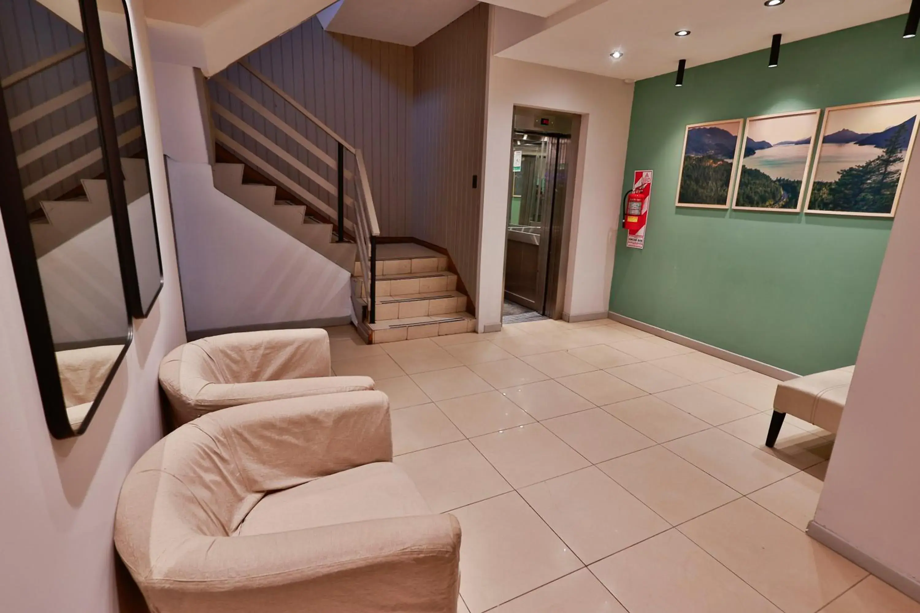 Lobby or reception in M382 Hotel Bariloche Lobby or reception in M382 Hotel Bariloche