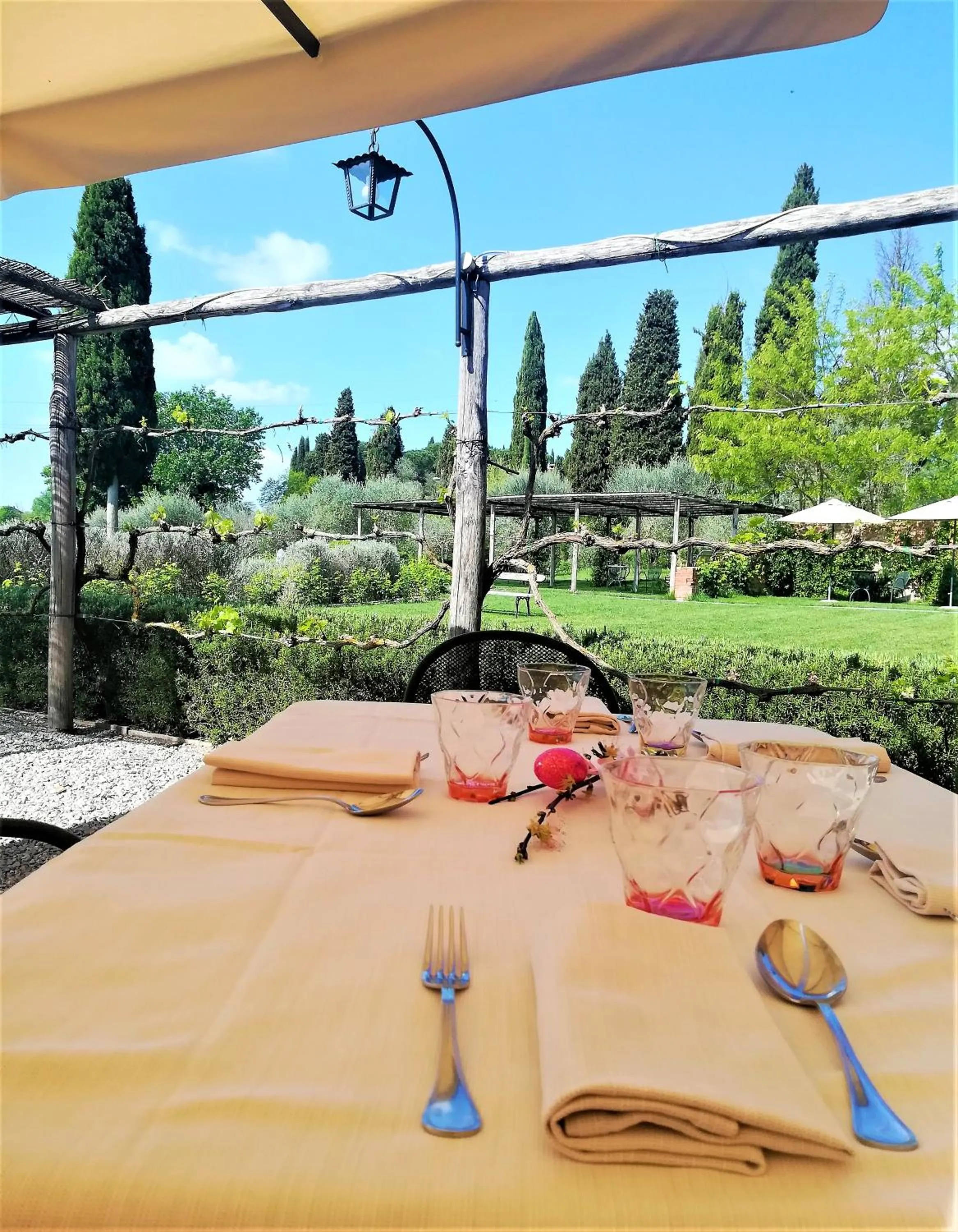 Patio in Relais la Leopoldina