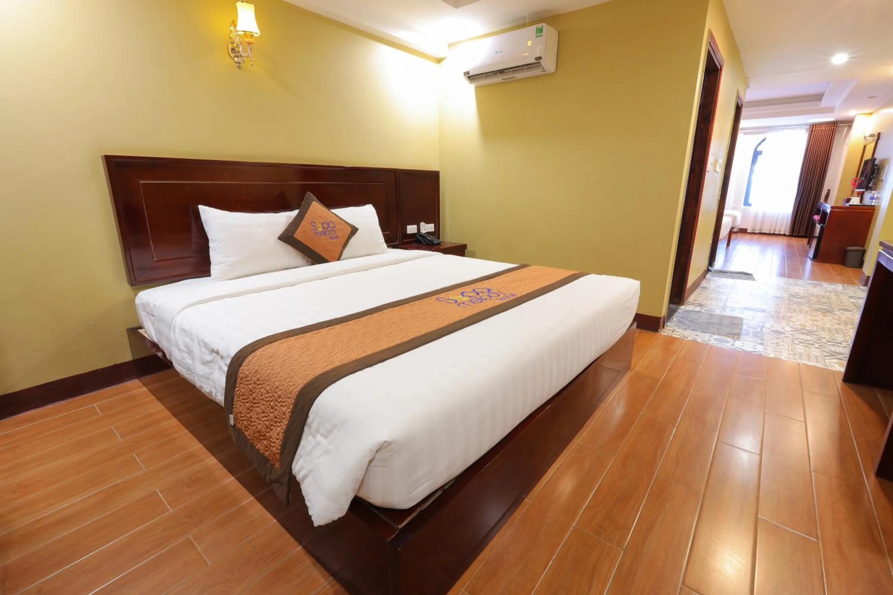 Bed in Sapa Melody Hotel