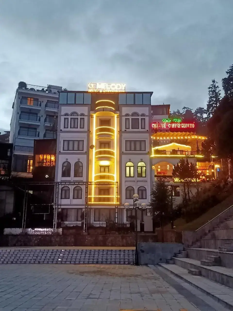 Property building in Sapa Melody Hotel Property building in Sapa Melody Hotel
