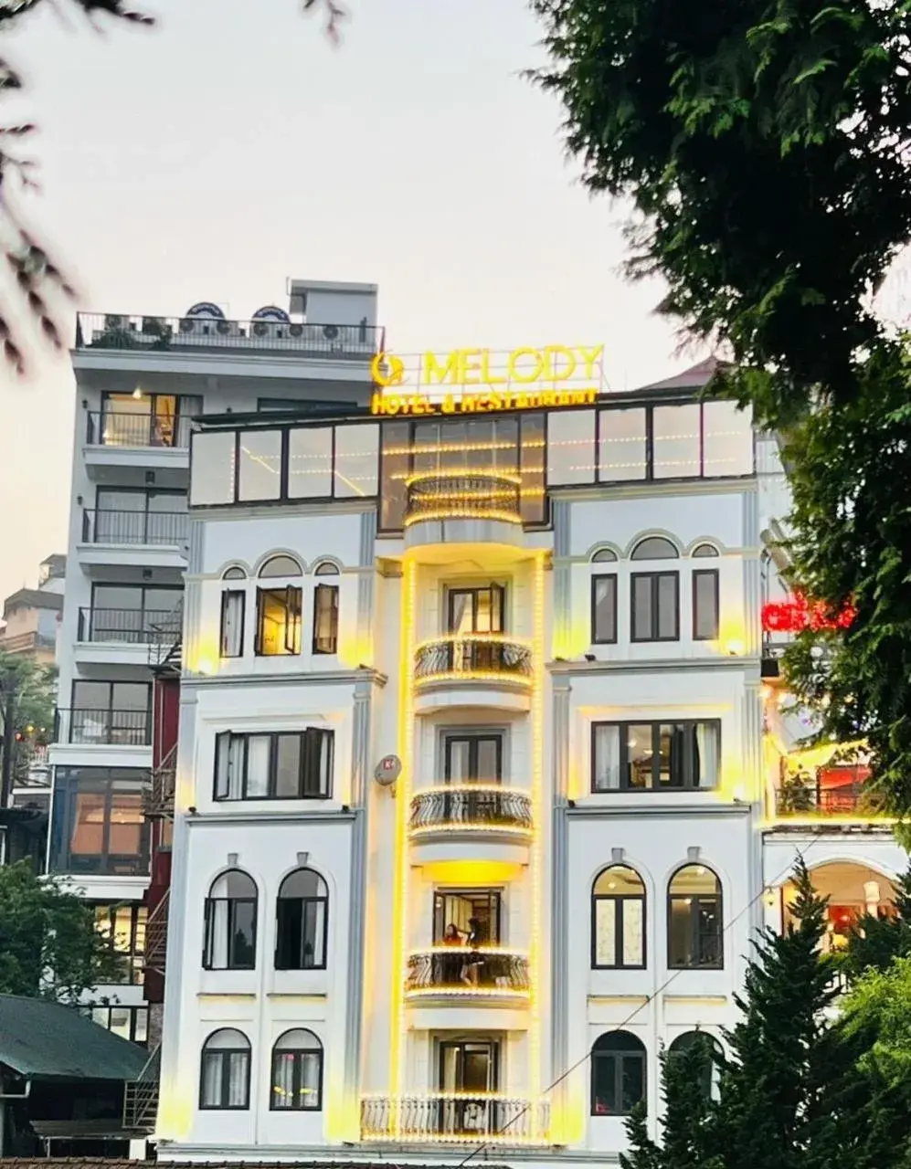 Property building in Sapa Melody Hotel Property building in Sapa Melody Hotel