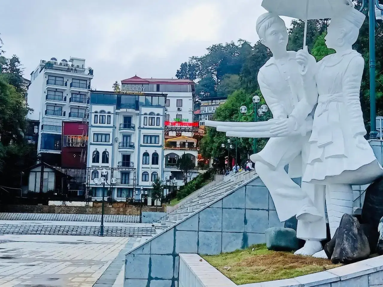 Property building in Sapa Melody Hotel Property building in Sapa Melody Hotel