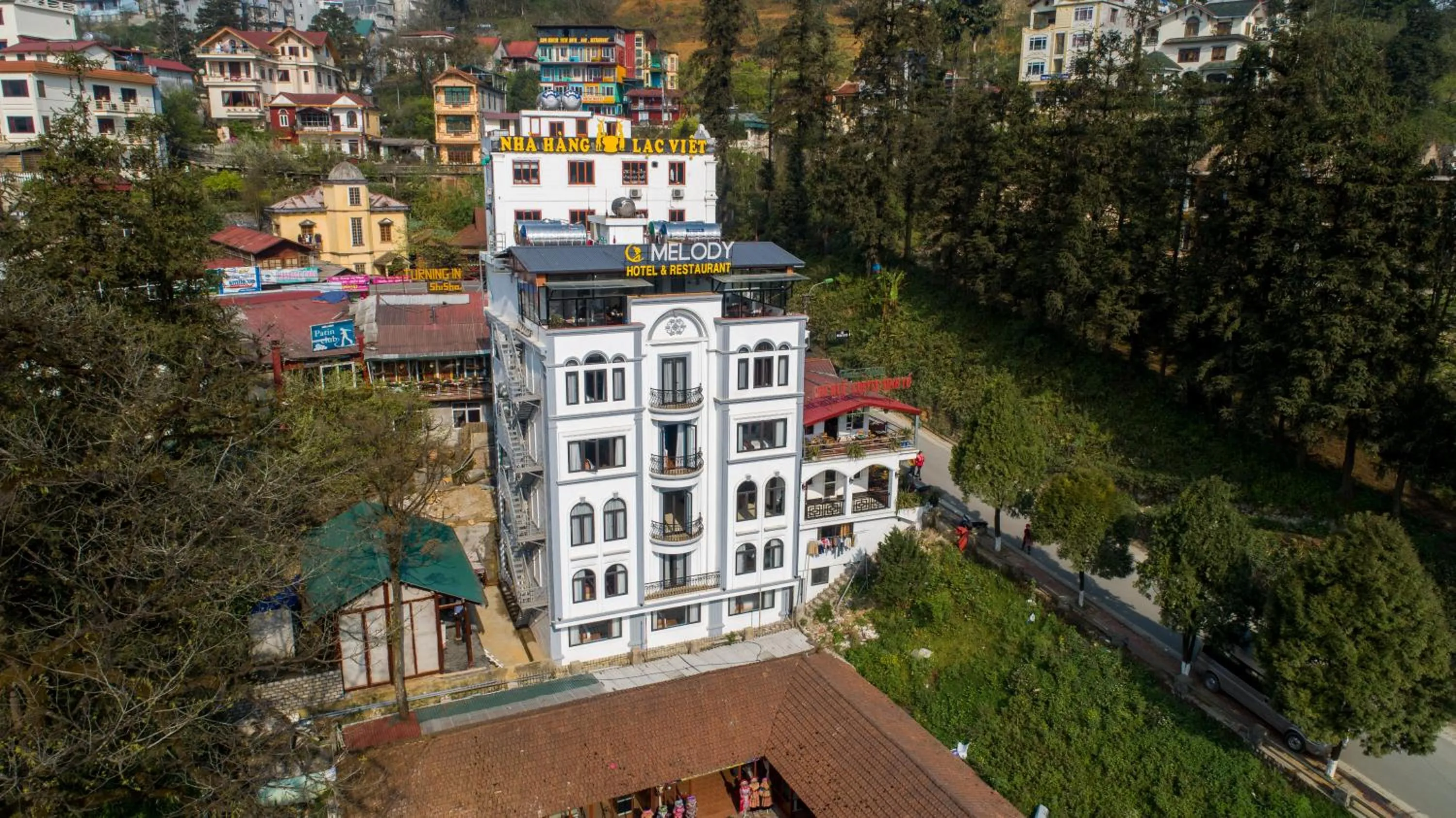 Property building in Sapa Melody Hotel