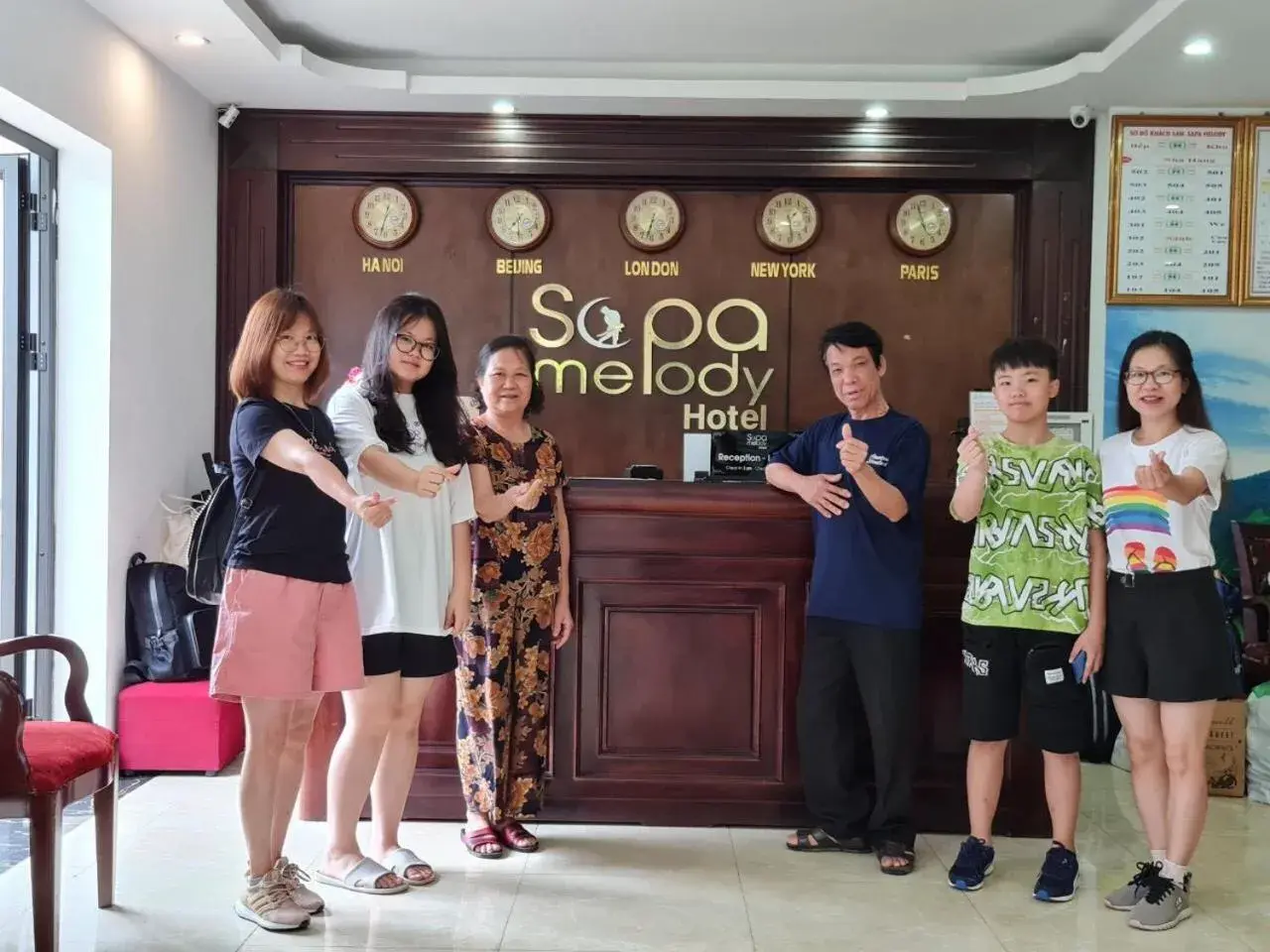 Lobby or reception in Sapa Melody Hotel Lobby or reception in Sapa Melody Hotel