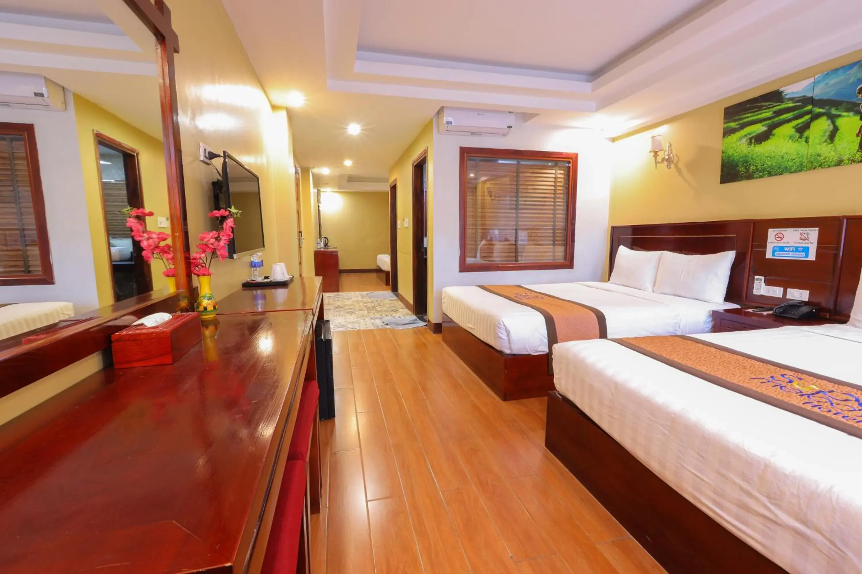 Bed in Sapa Melody Hotel Bed in Sapa Melody Hotel