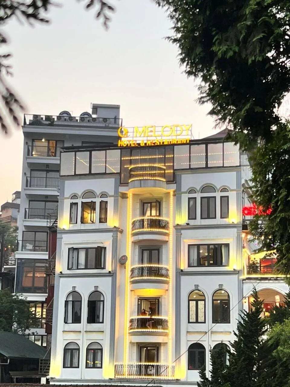 Property building in Sapa Melody Hotel