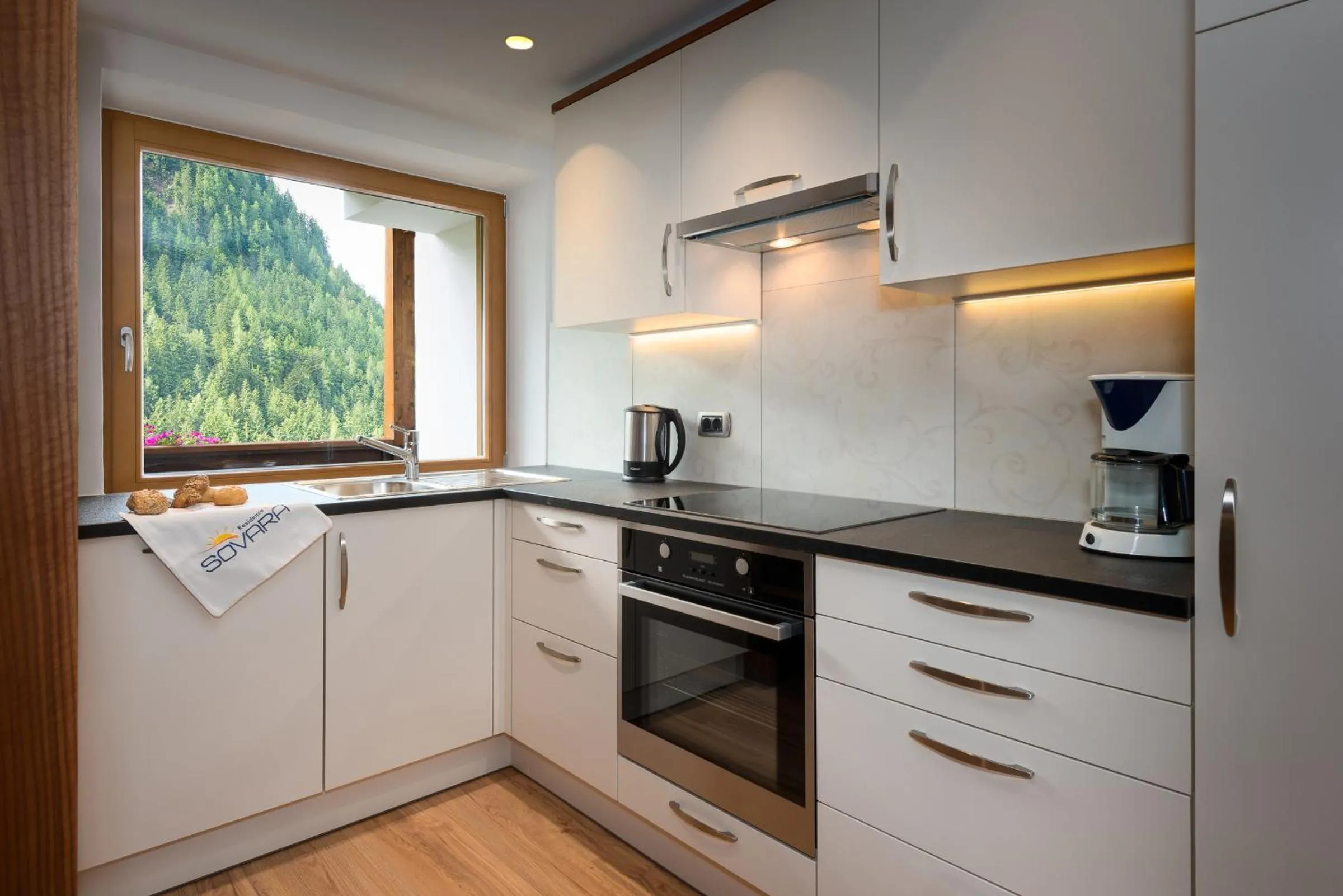 Kitchen or kitchenette in Residence Sovara