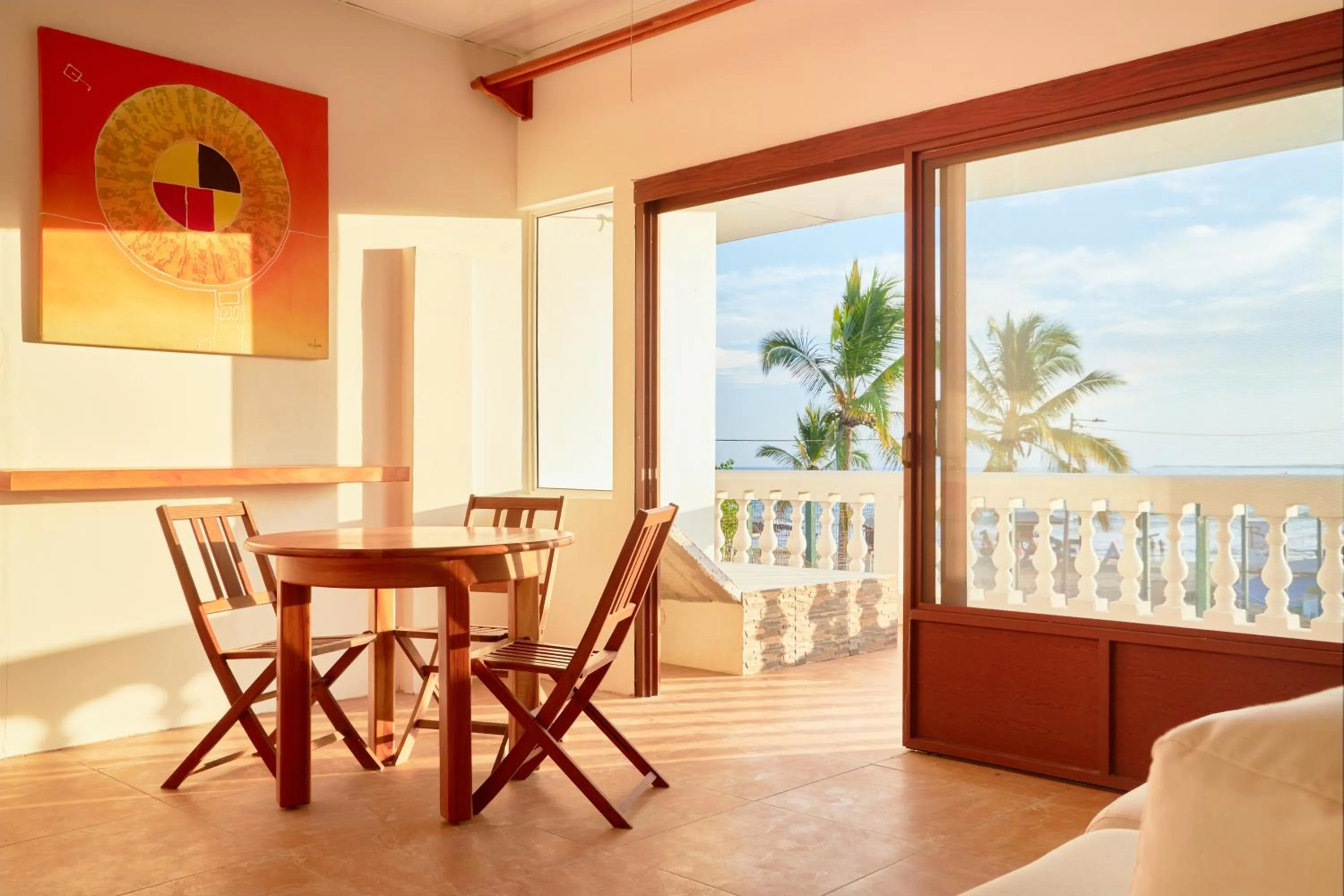 Patio in Hotel Albemarle Galapagos Beachfront