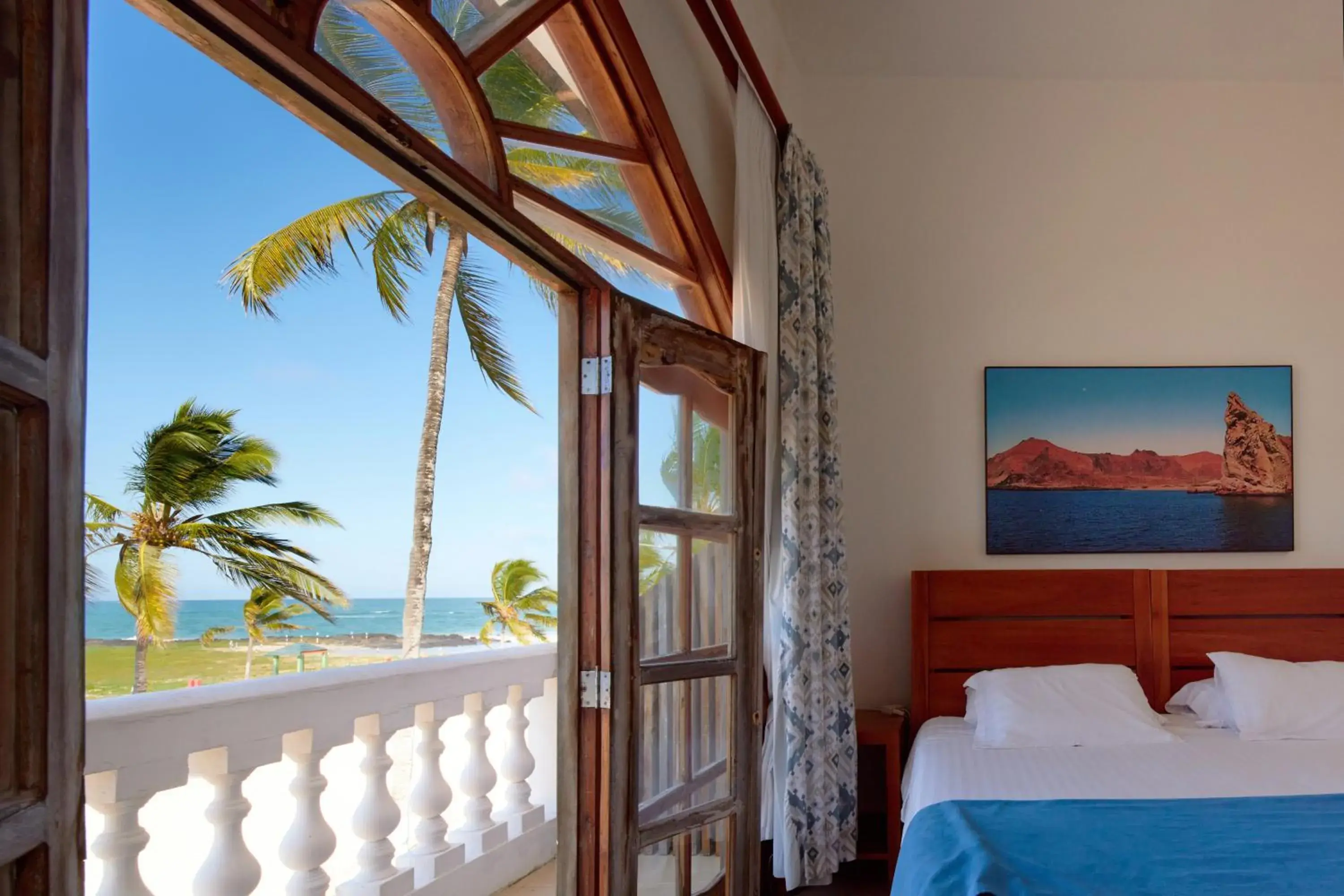 Natural landscape, Bed in Hotel Albemarle Galapagos Beachfront Natural landscape, Bed in Hotel Albemarle Galapagos Beachfront