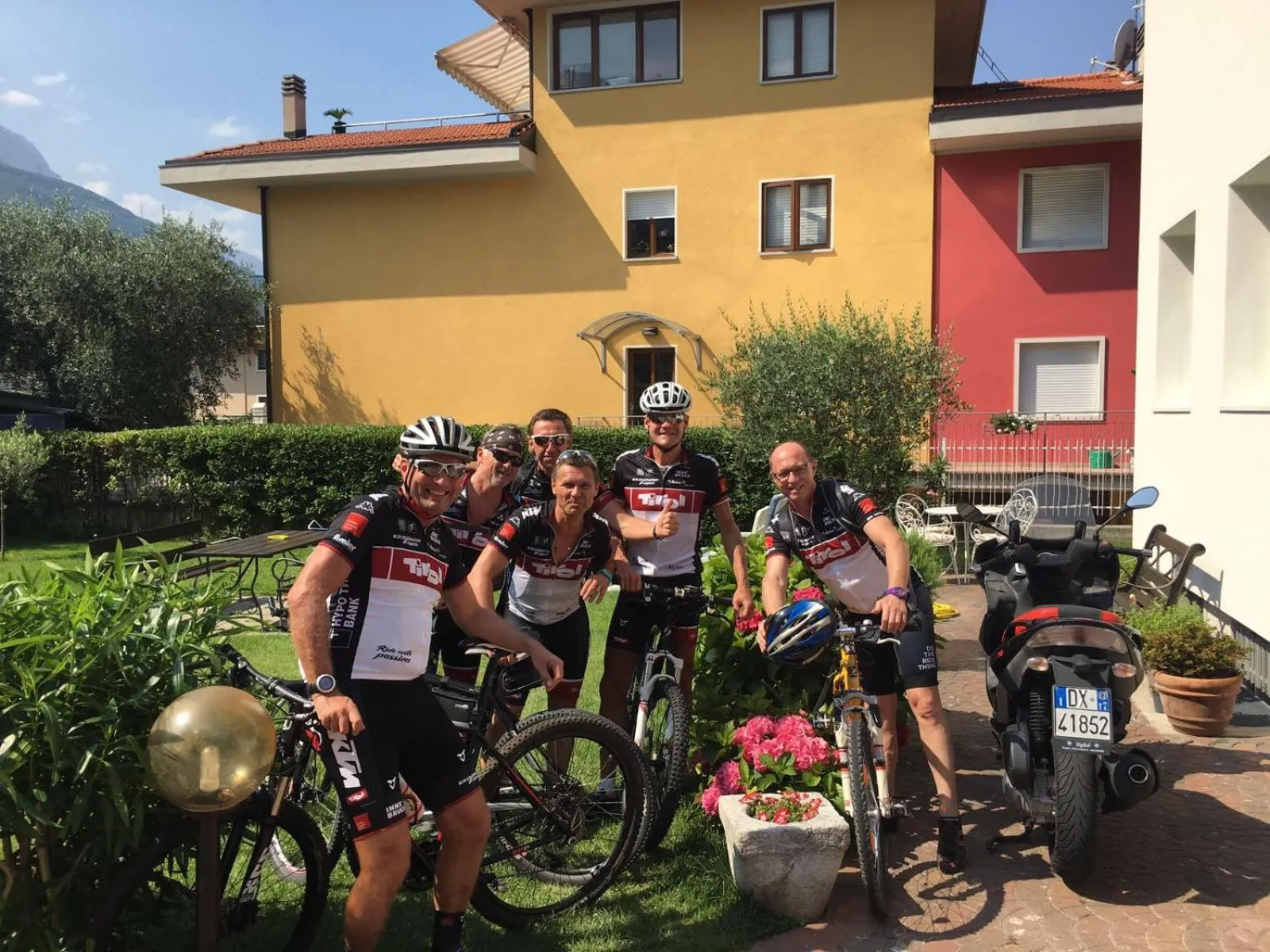 group of guests in Hotel Villa Al Vento